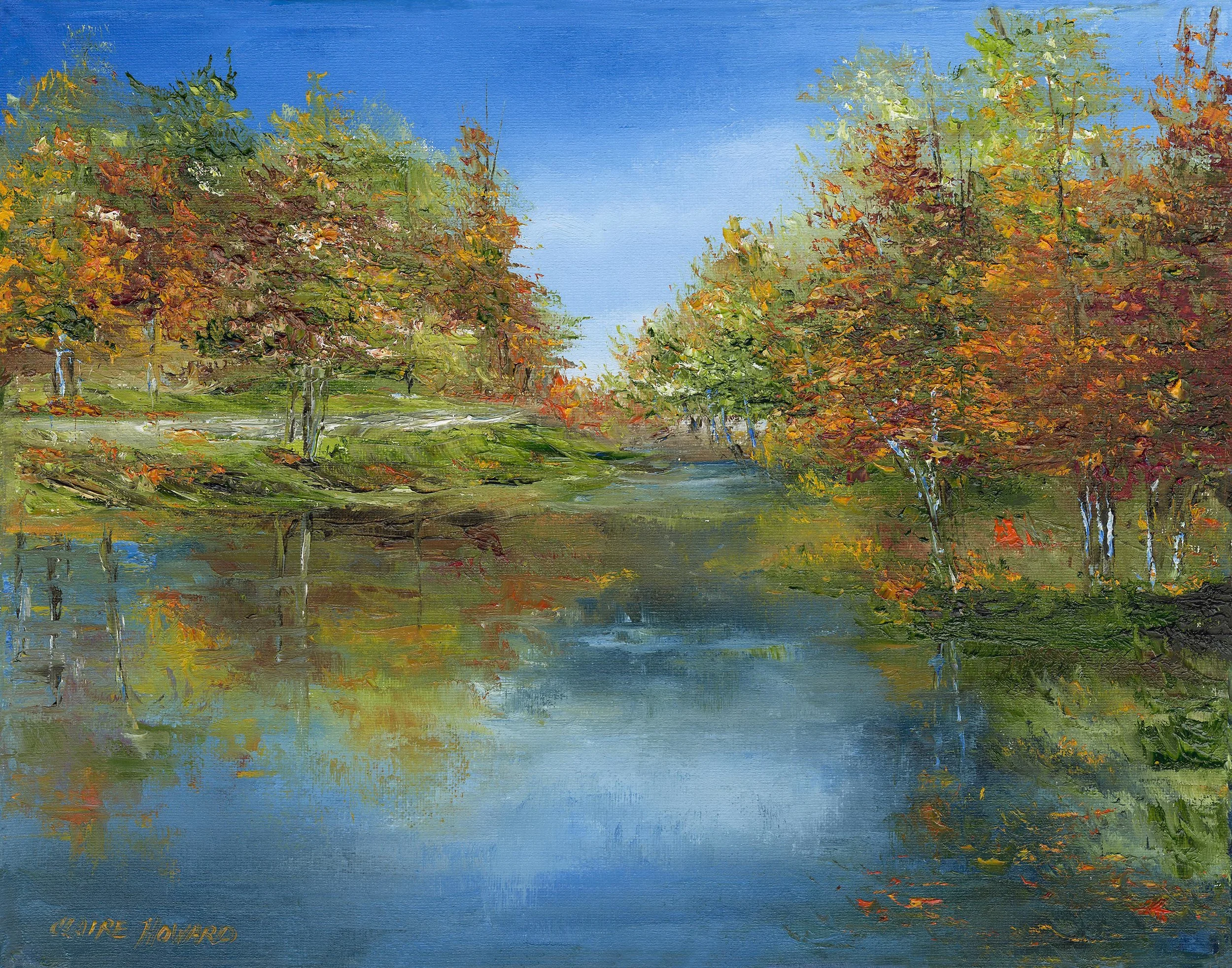 Autumn Leaves, Oil 11x14