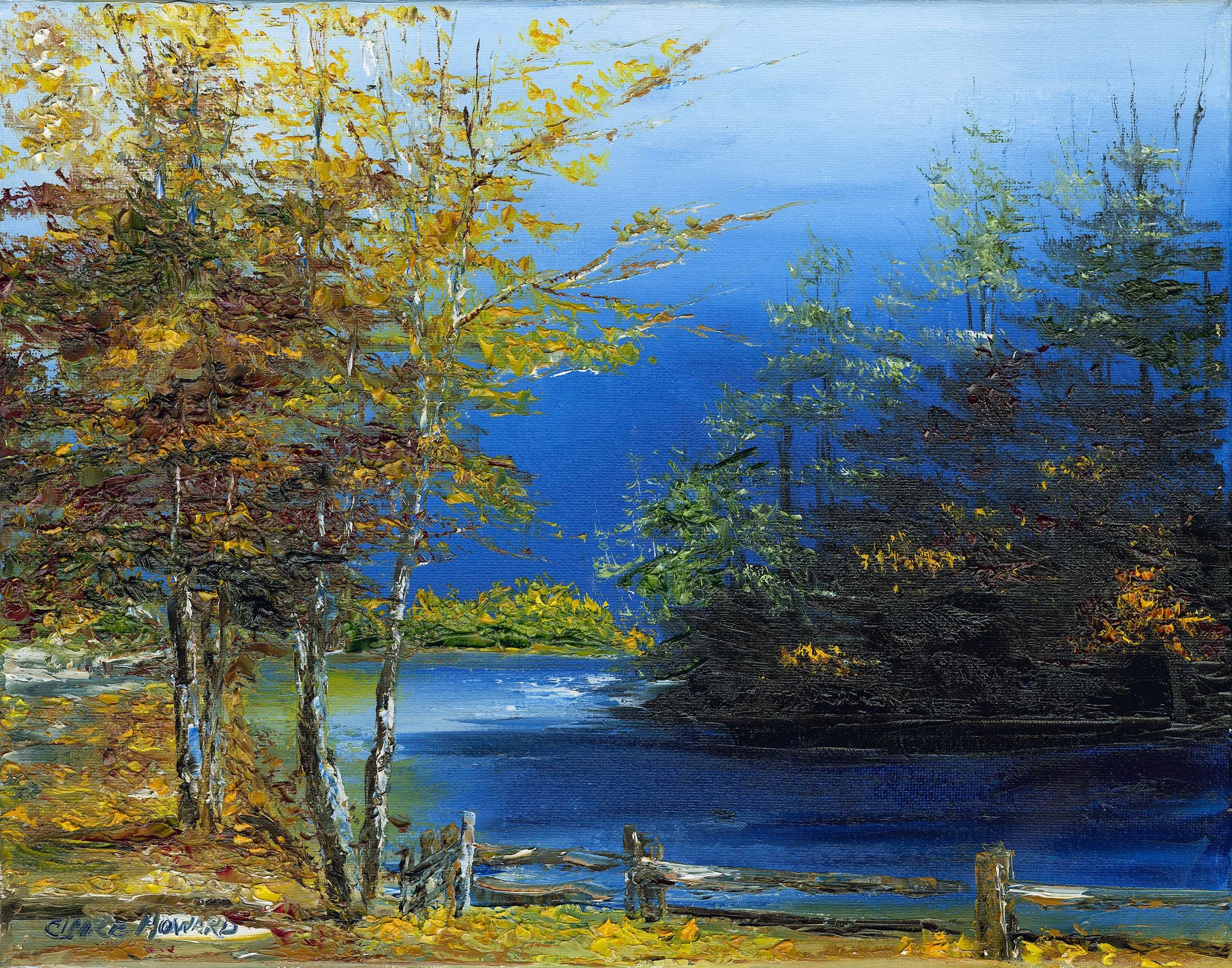 Autumn Shadows, Oil 11x14