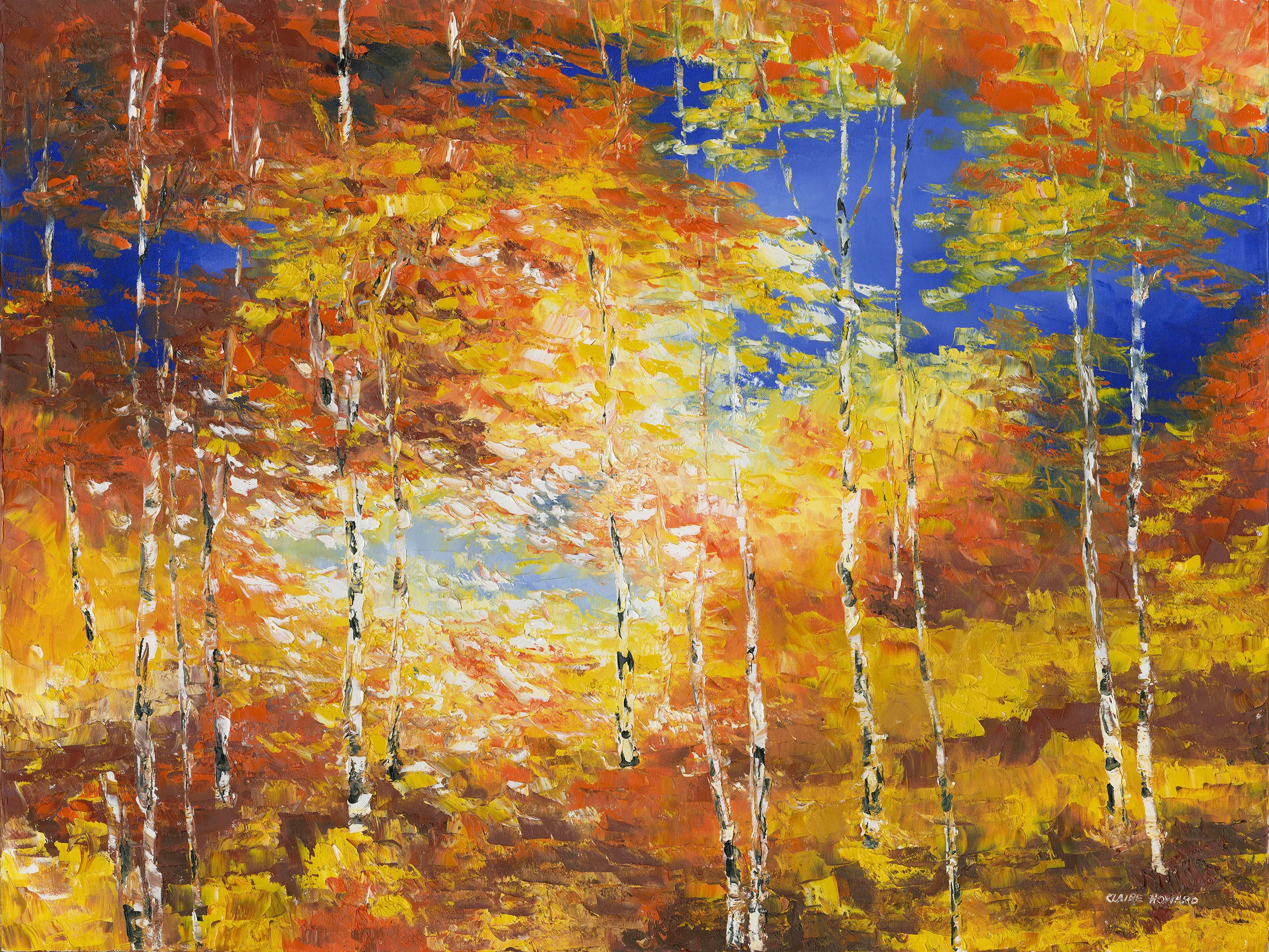 October Woods, Oil 30x40