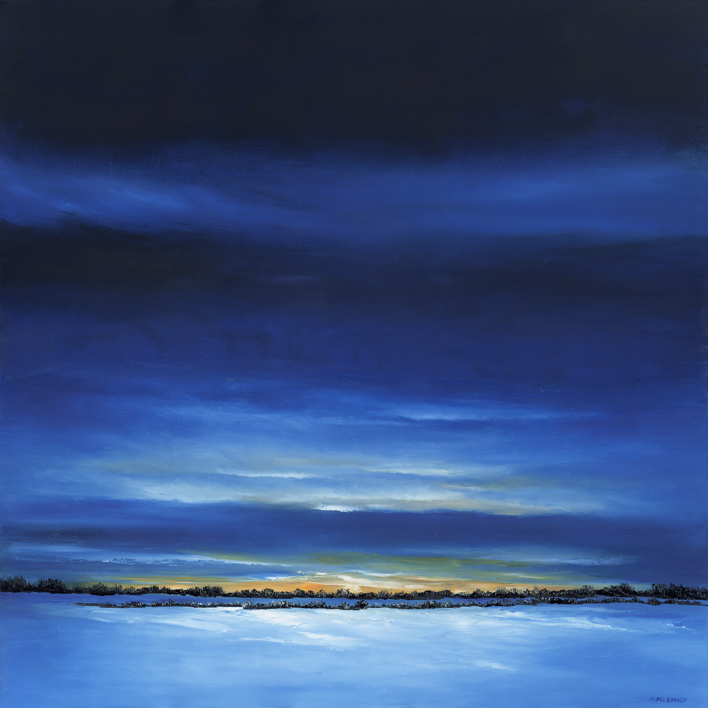 Song from a Winters Night, Oil 48x48