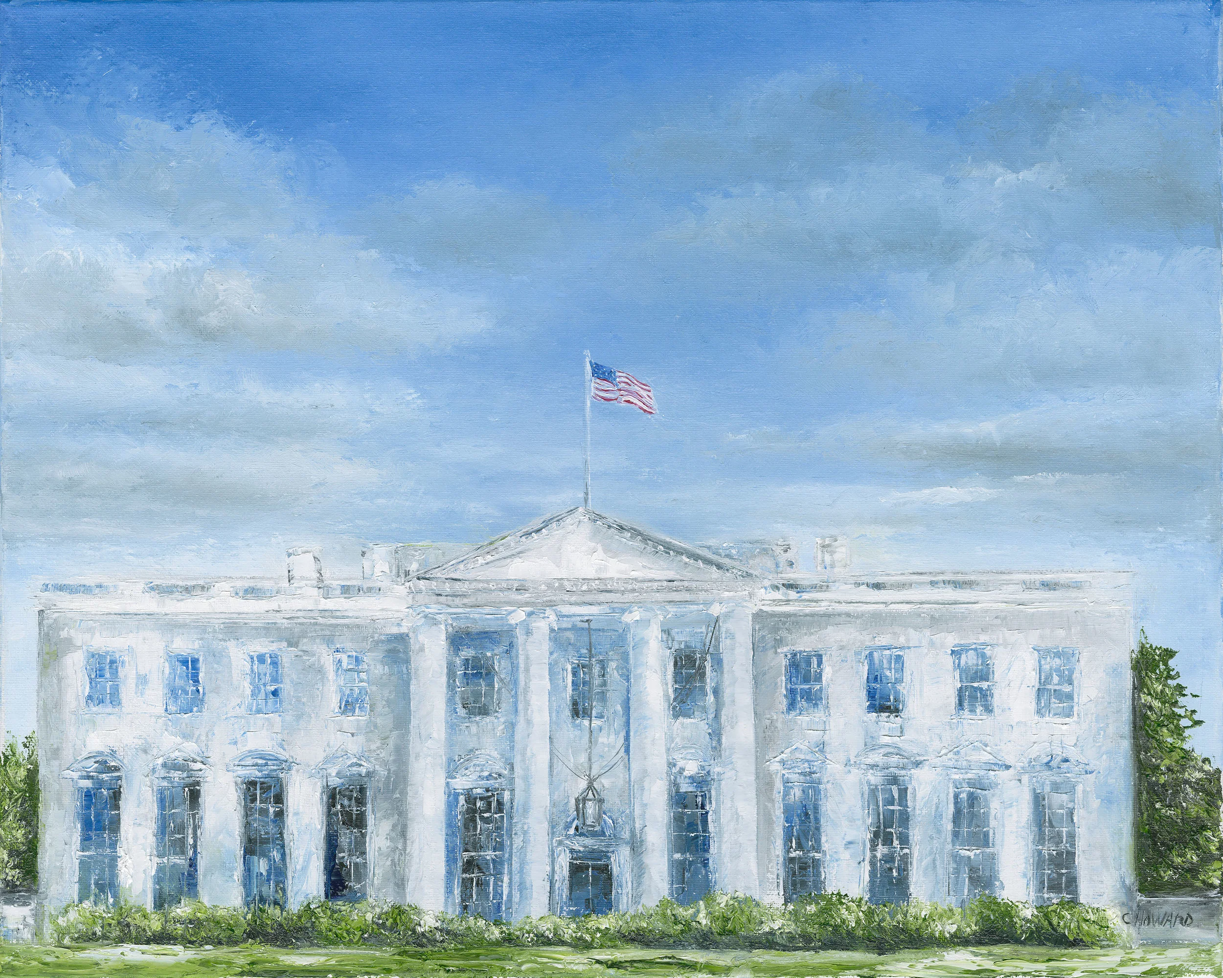 White House I, Oil 20x24