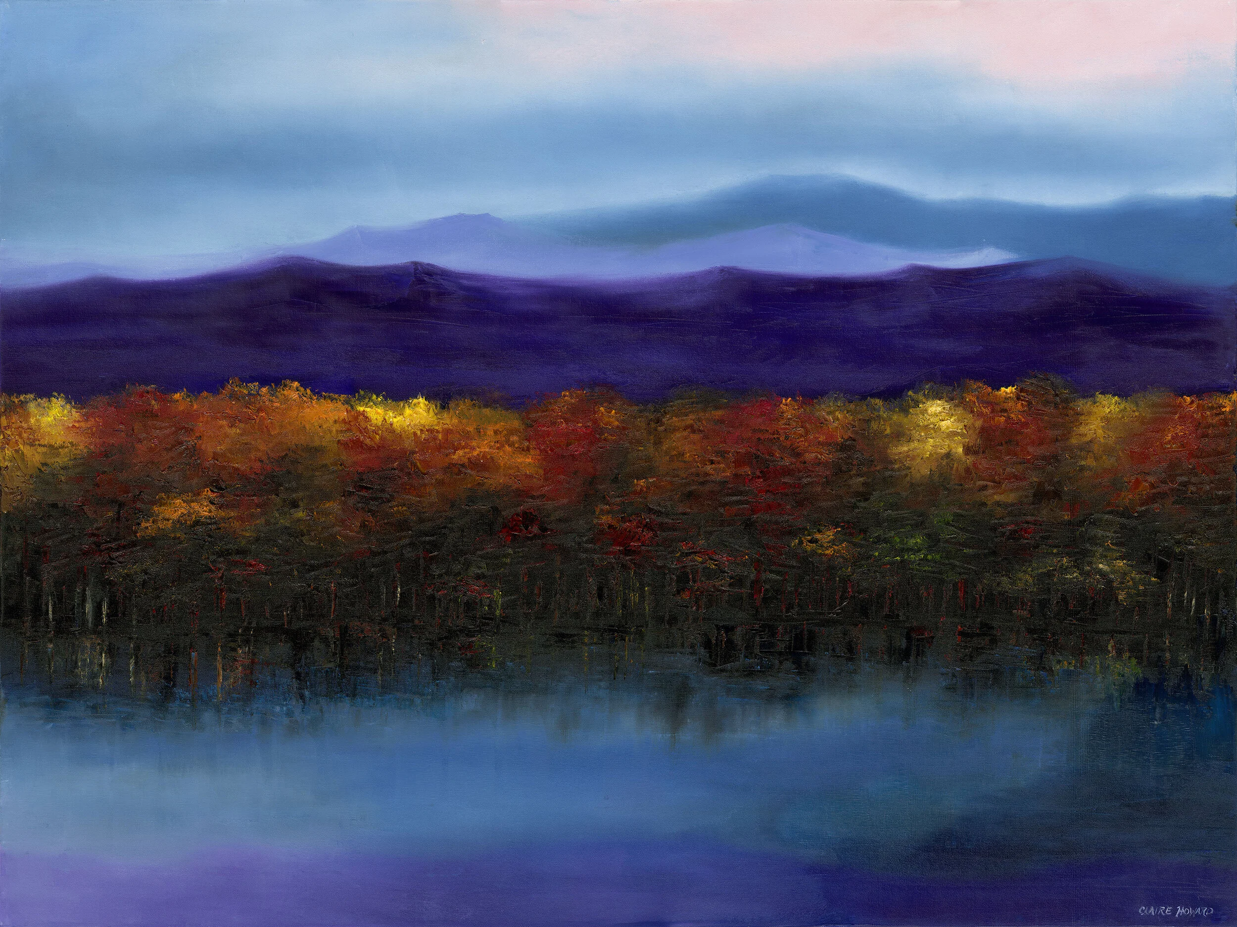 Up On Sugar Mountain, Oil 30x48