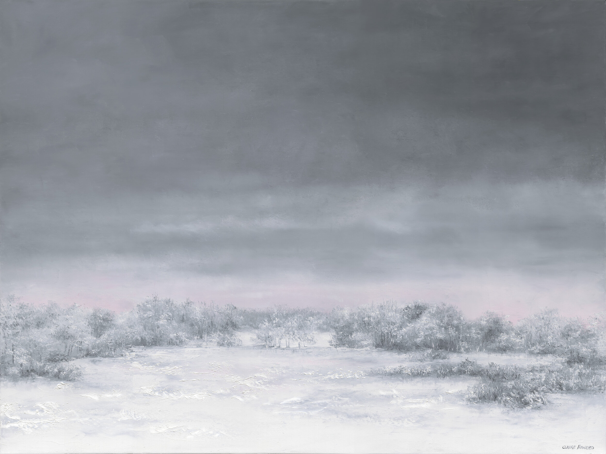 Winter Peaks, Oil 36x48