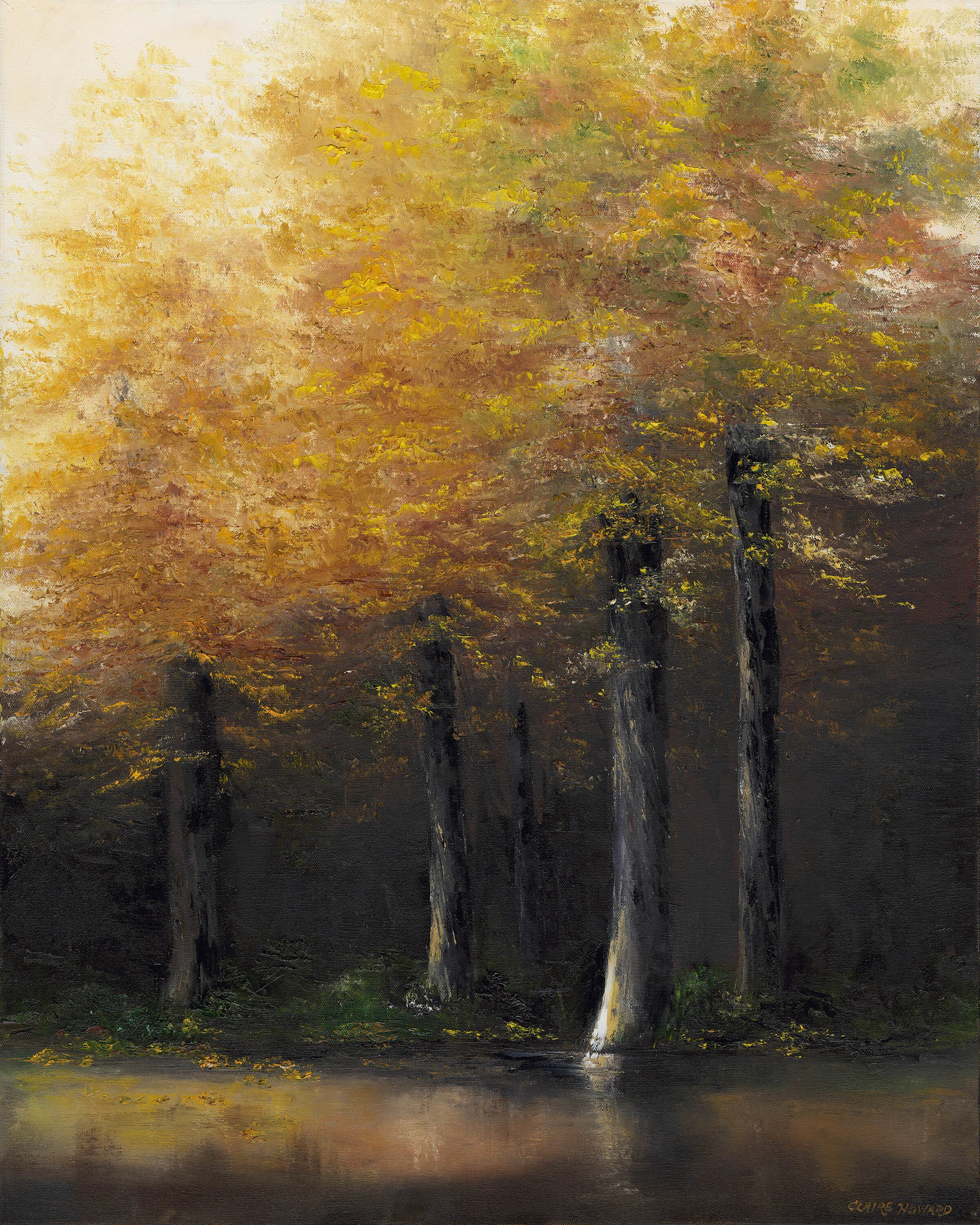 Autumn River, Oil 24x30