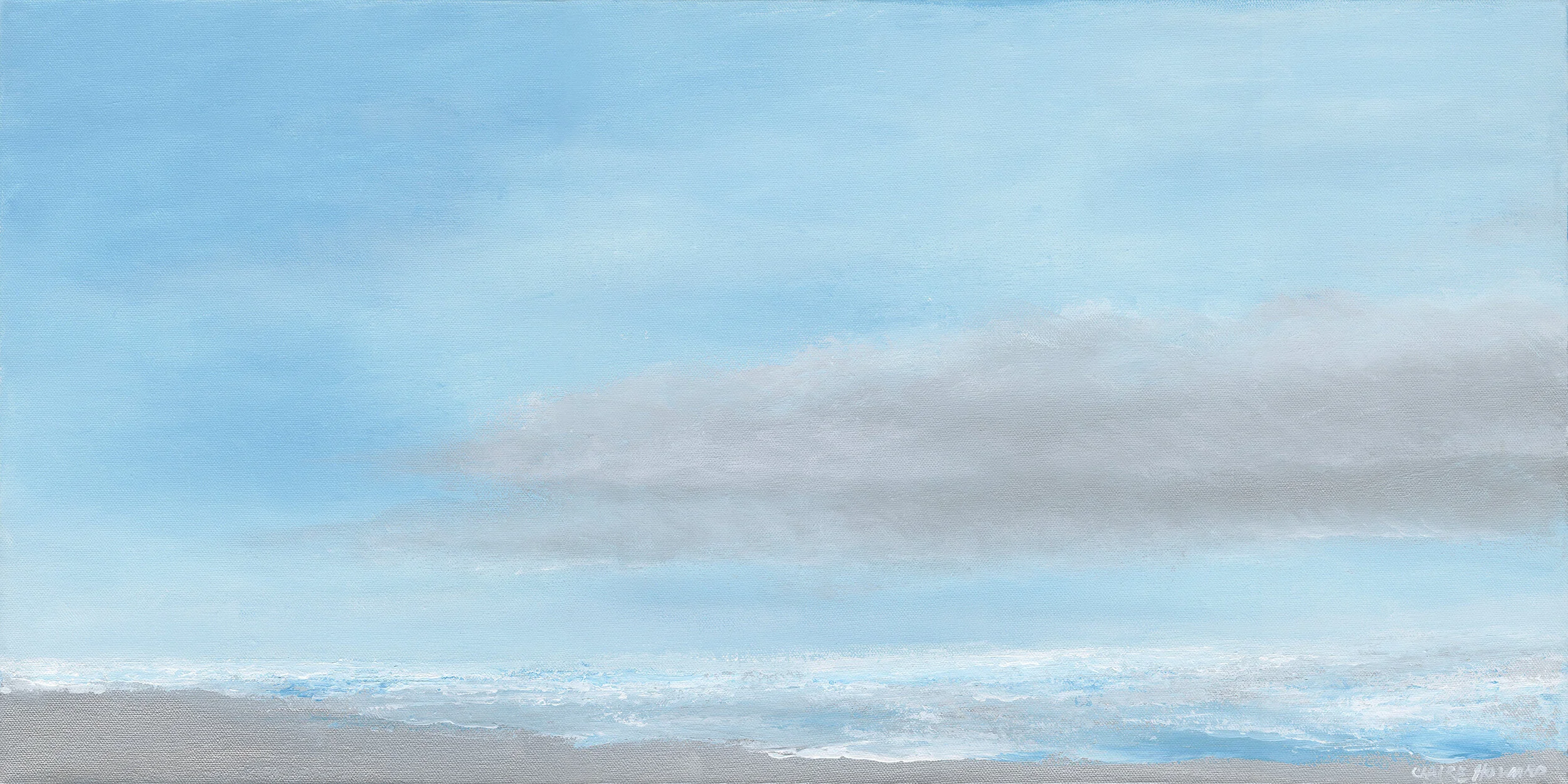 Silver Lining II, Oil 15x30