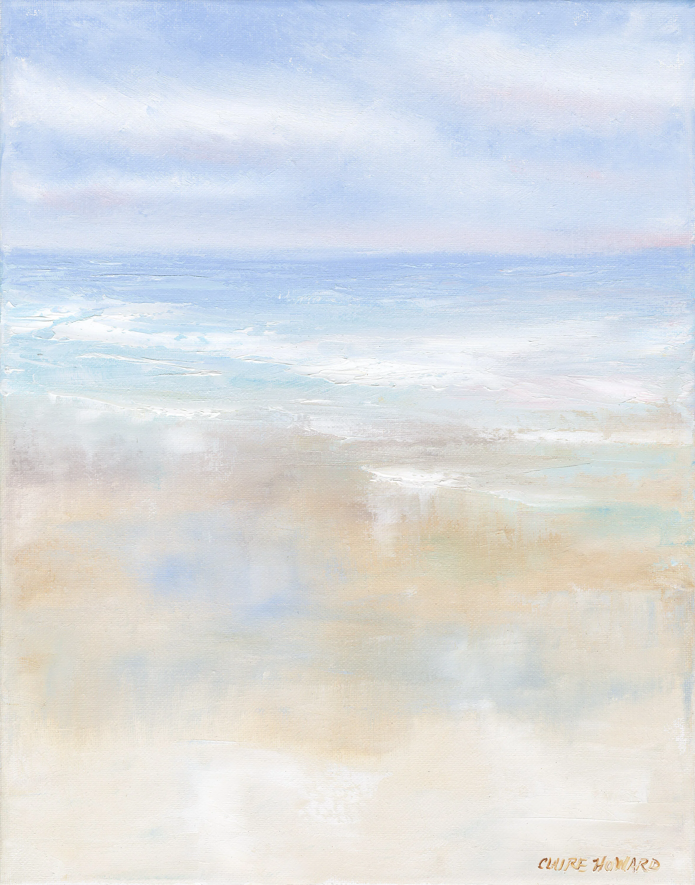 Barefoot in the Sand II, Oil 11x14