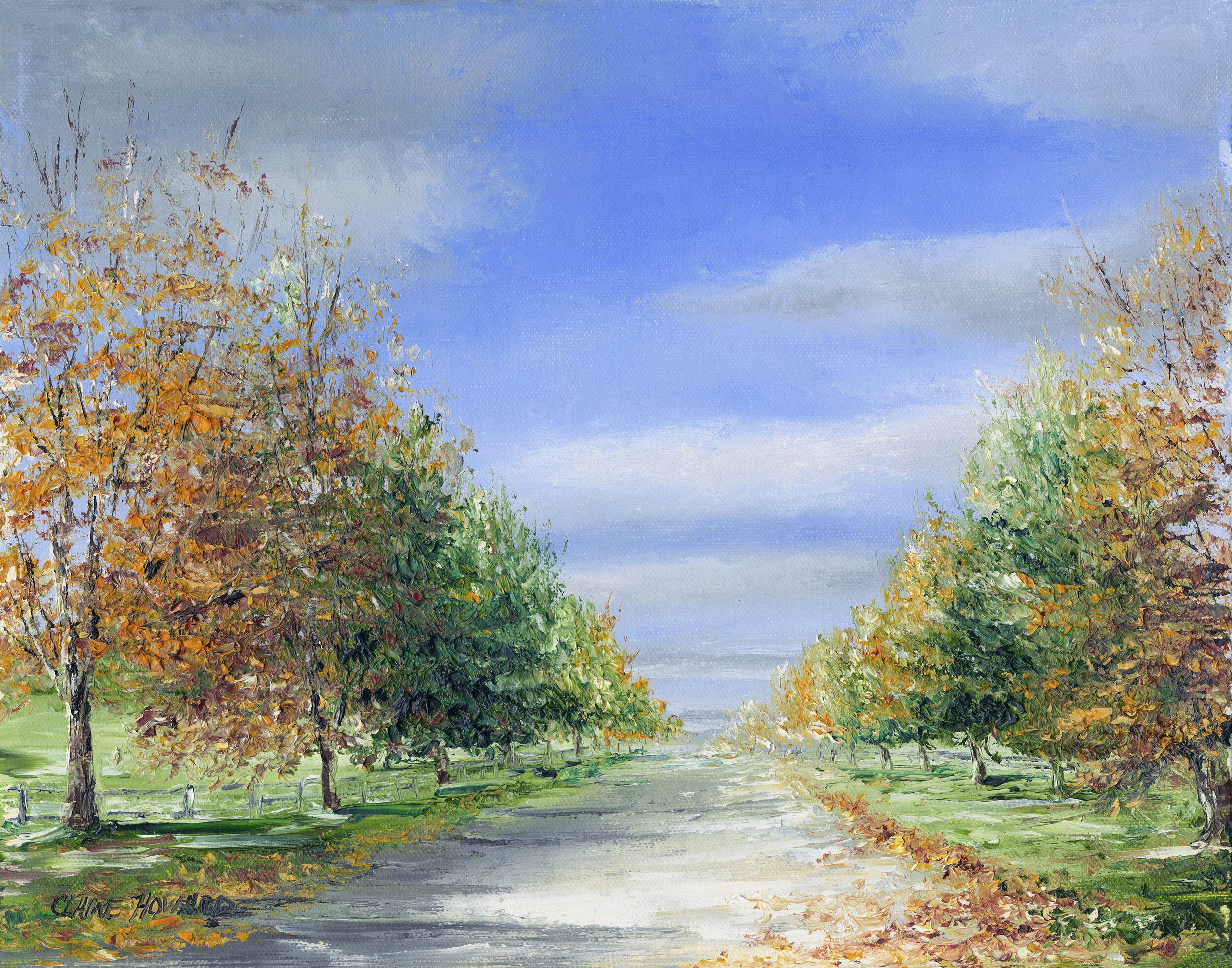 October Sunday, Oil 11x14