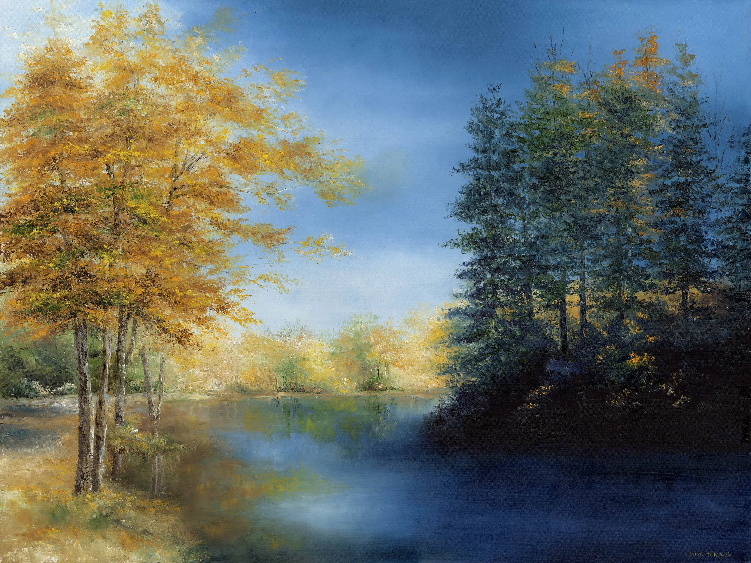 Light on Whiskey Creek, Oil 36x48