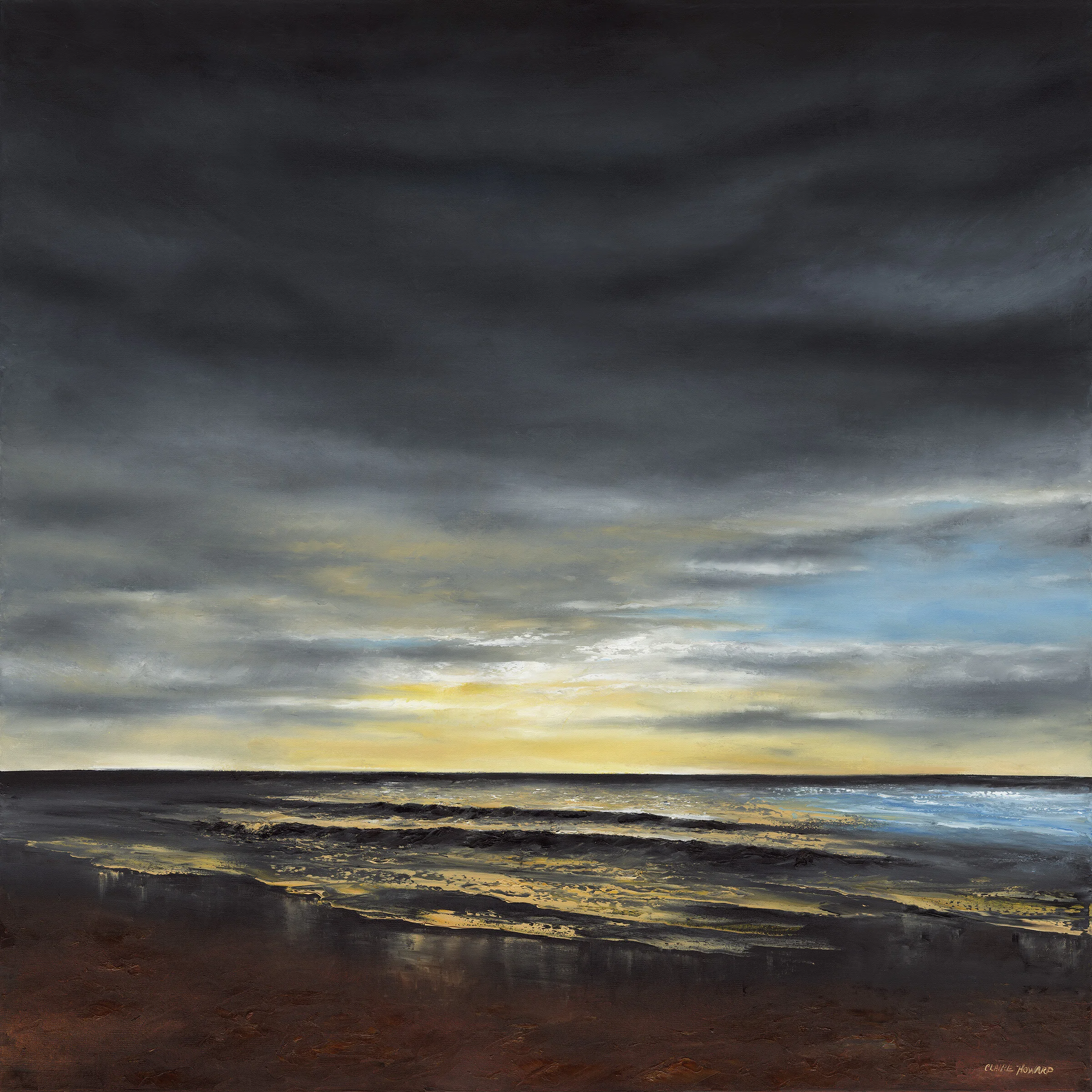 Elegance in Black, Oil 48x48