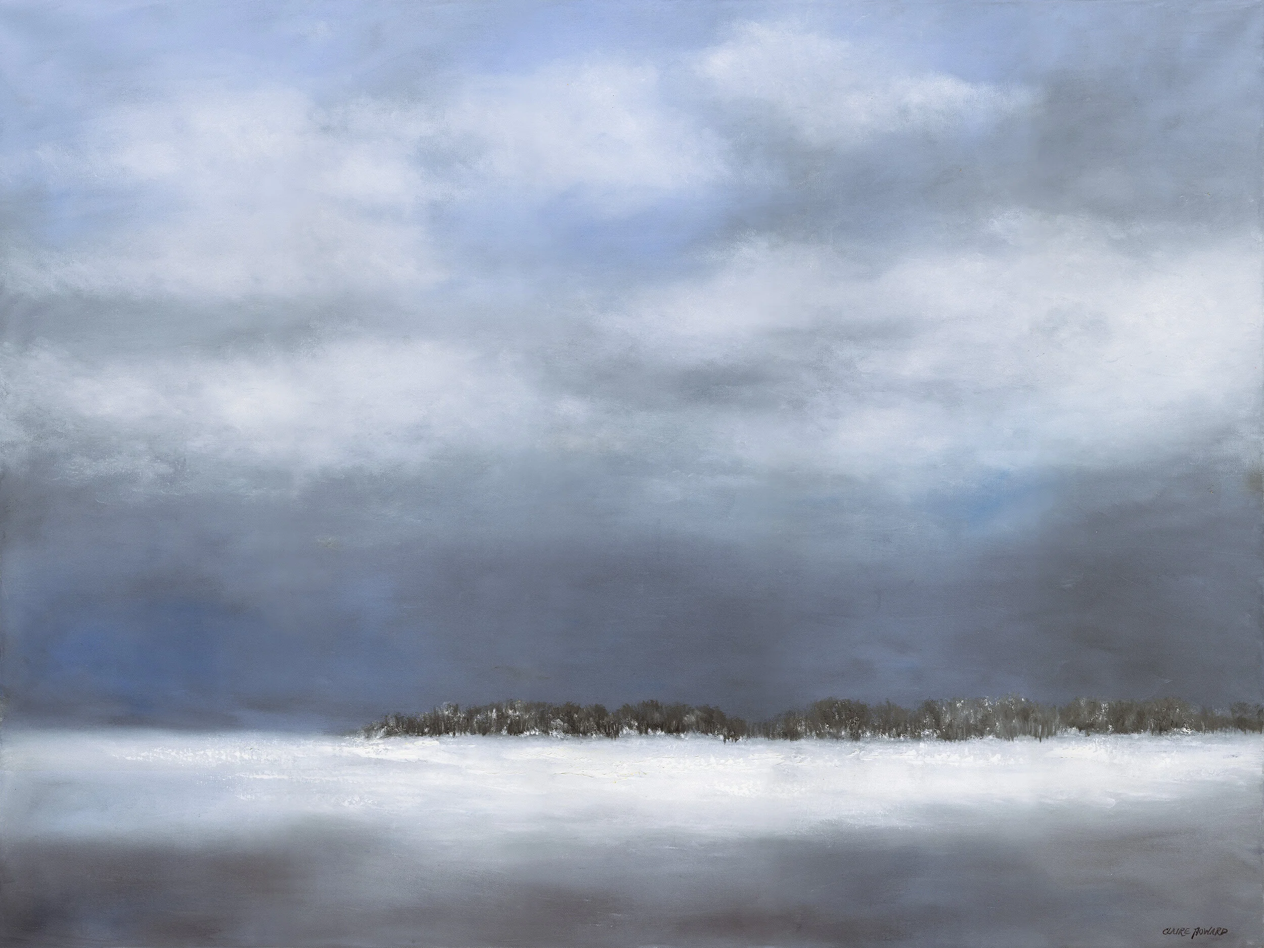 Snowfall Lullaby (Oil 36x48)