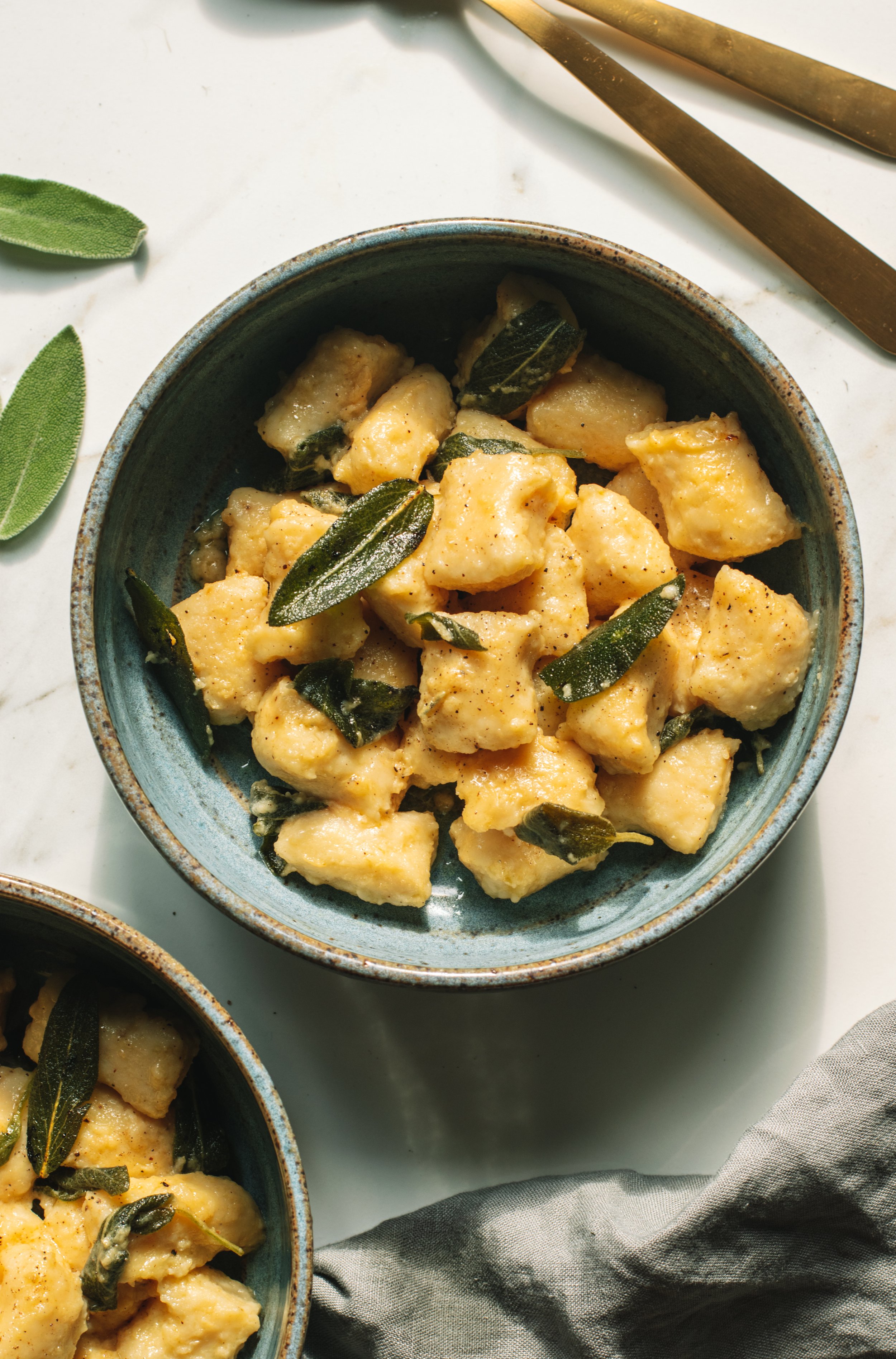 Celeriac Gnocchi with Brown Butter and Sage