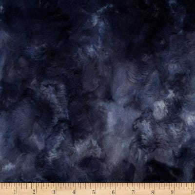 Navy Galaxy Faux Fur