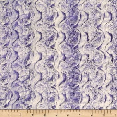 Iris textured cuddle faux fur