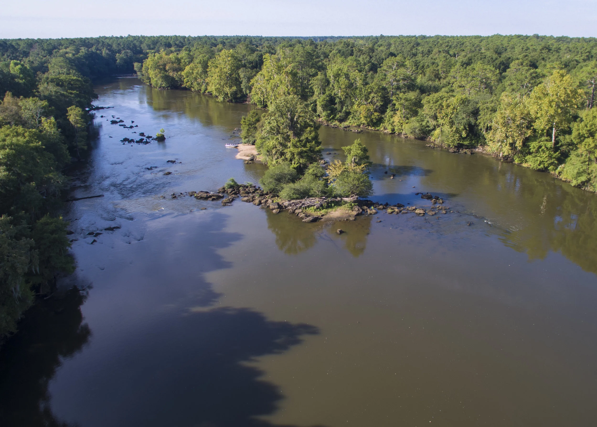 Flint River in southwest Georgia. Phographs courtesy of Matt Hanner (above) and Casey Cox (banner).