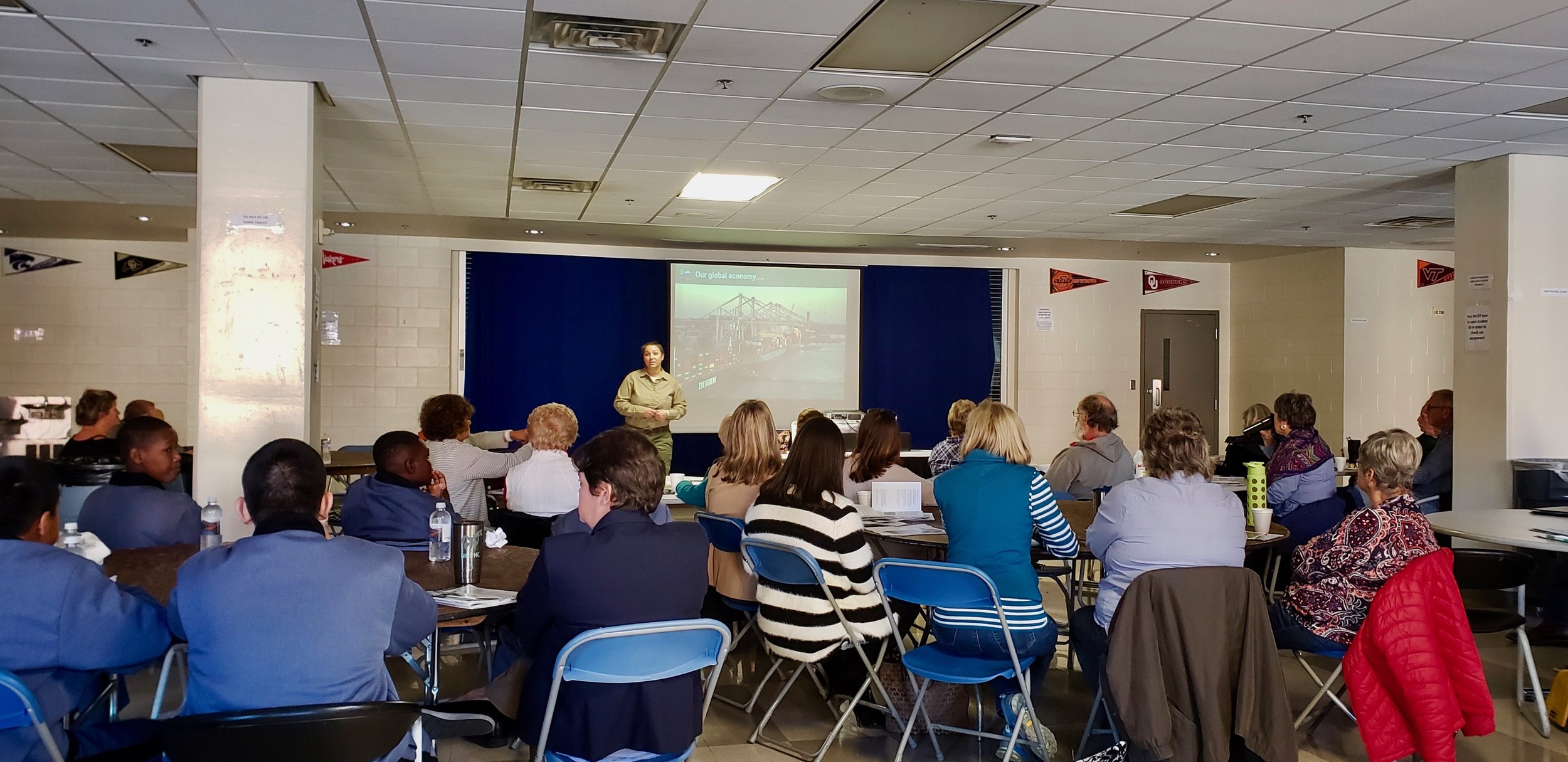  Lynne Womack with Georgia Forestry Commission presenting on invasive plant and insect species in Georgia 