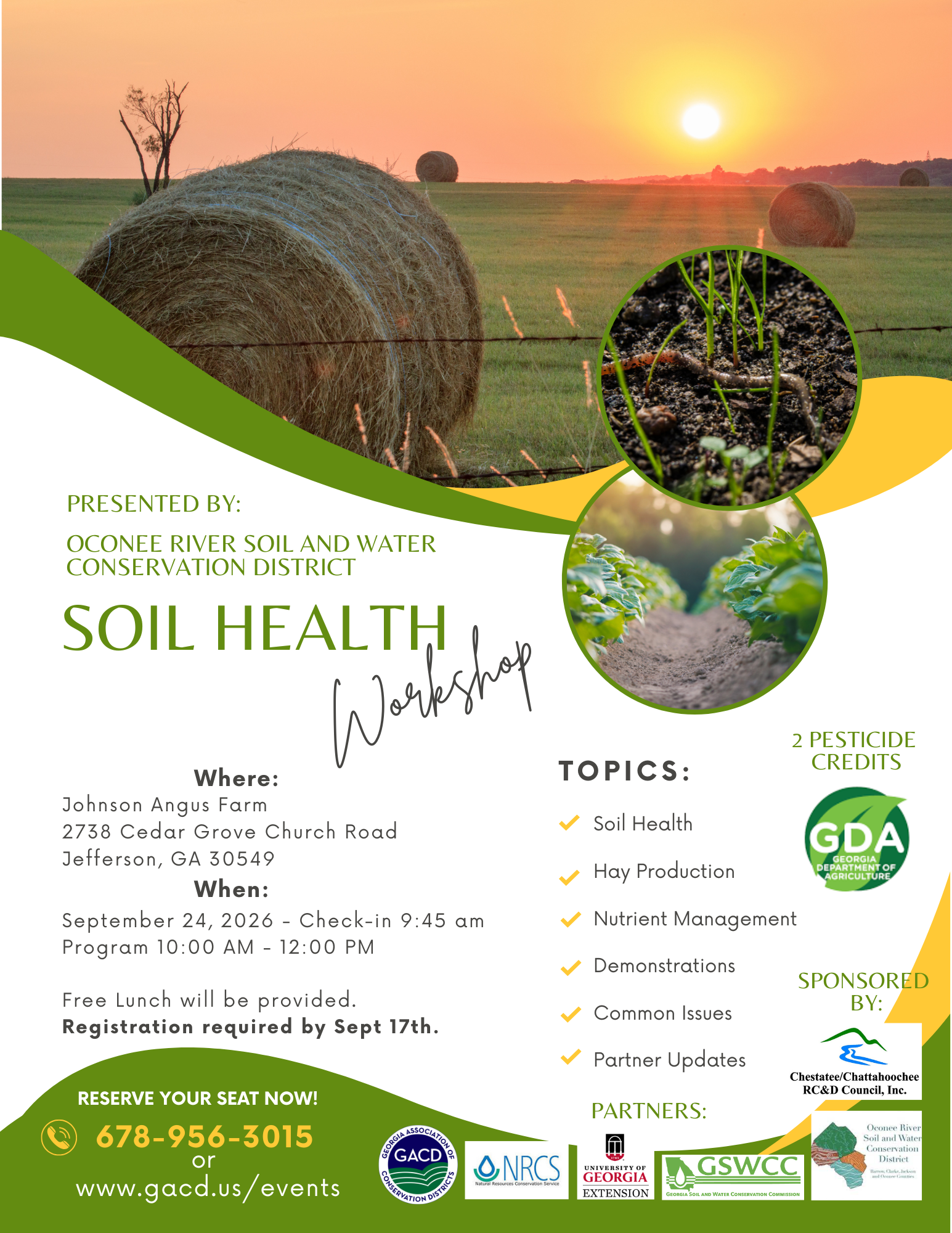 Oconee River SWCD Soil Health Workshop