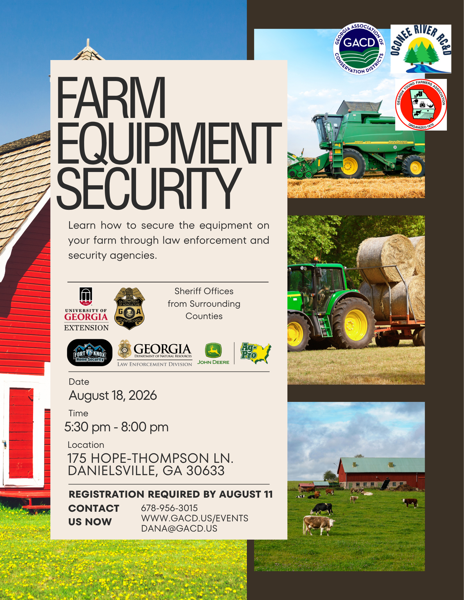 GACD/OCR Farm Equipment Security Workshop