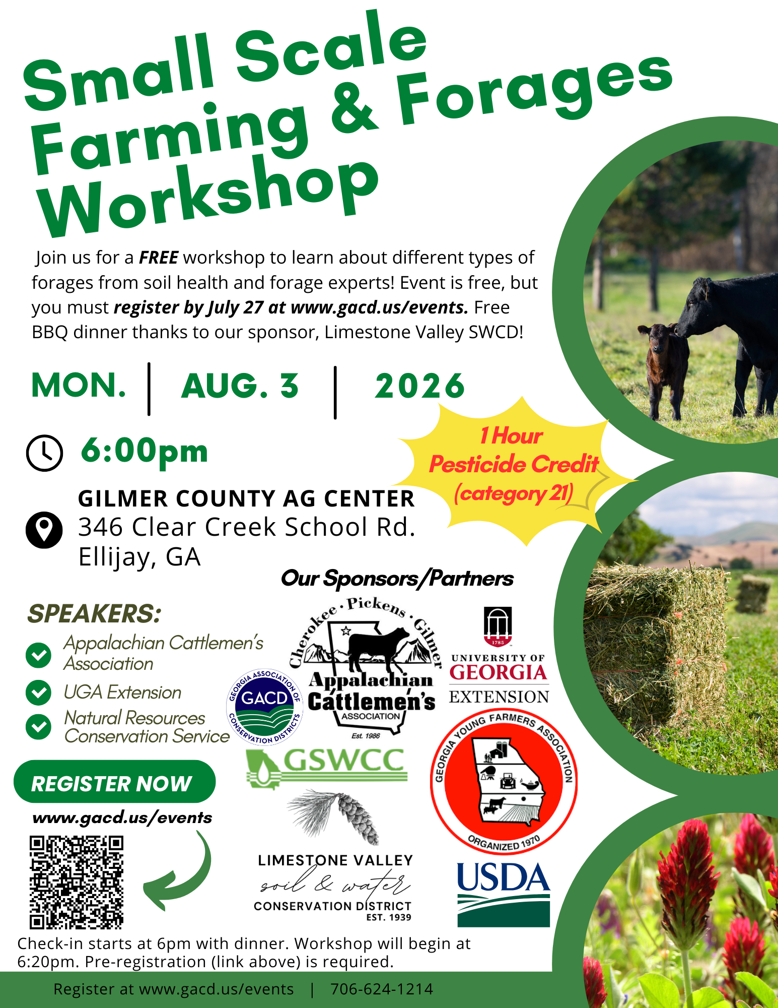 Forages Workshop - Ellijay, GA