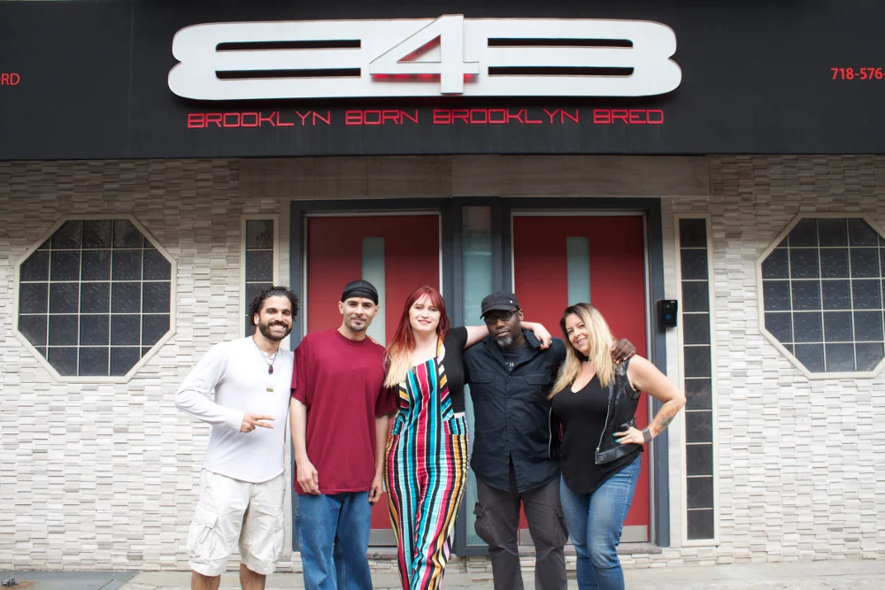 (l-r) Frank Lopez, BB4's Rafael Planten, Kaila Mullady, Nenman Walbe and JLove Calderón.