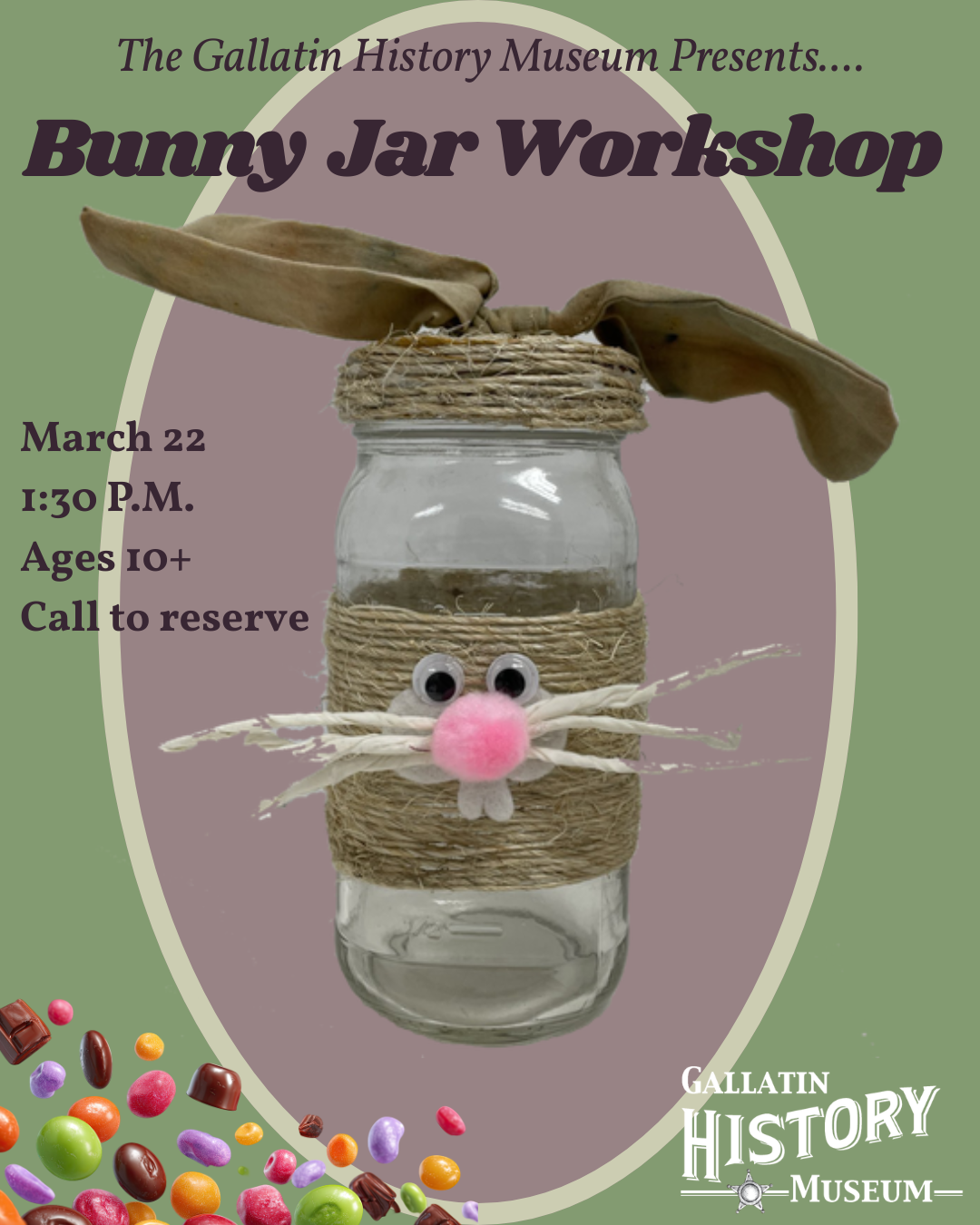Spring Art Workshop Series: Bunny Jar Workshop