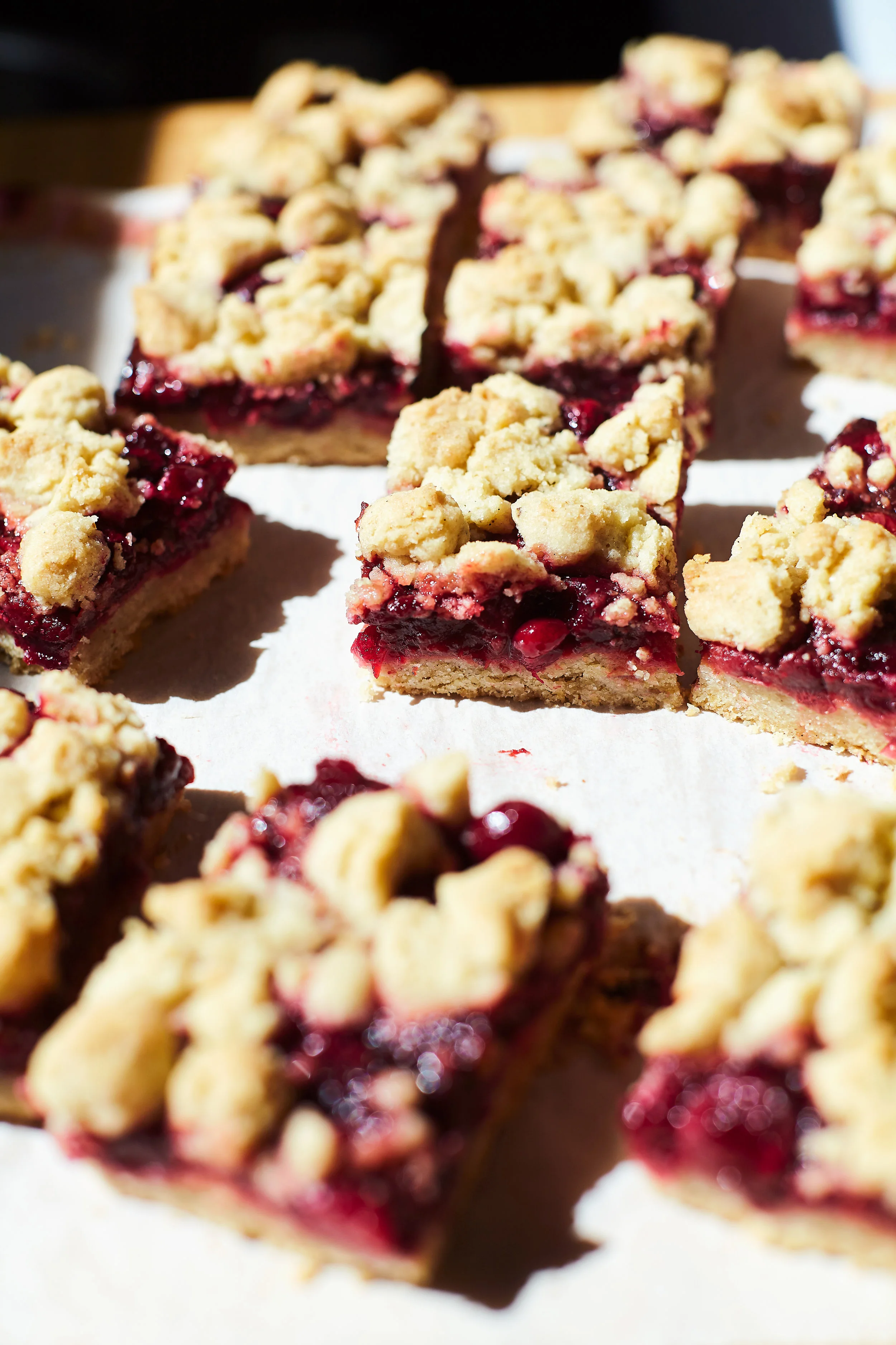 CRANBERRY BEET PIE BARS