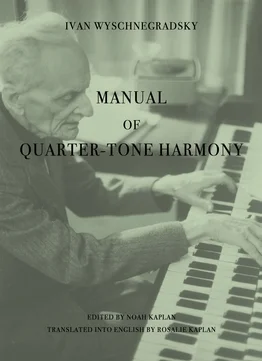 Manual of Quarter-Tone Harmony
