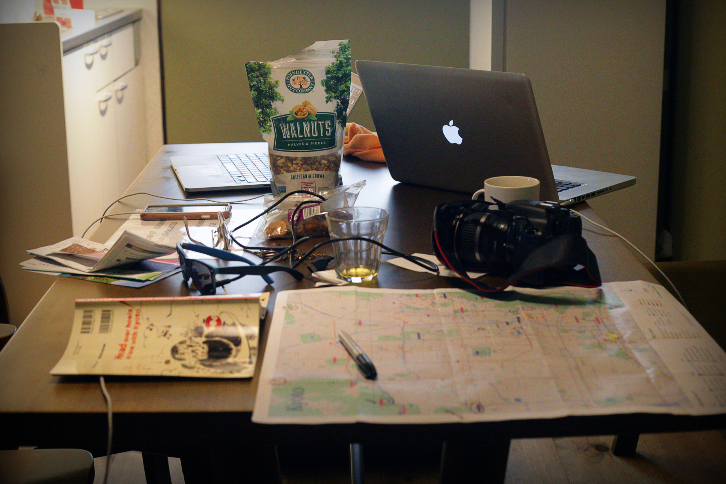 Our Kyoto "War Room"