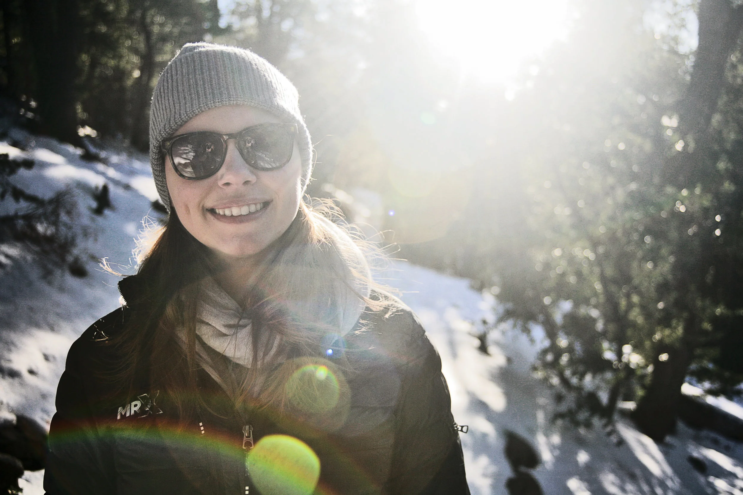 Snow Hiking in Idyllwild.
