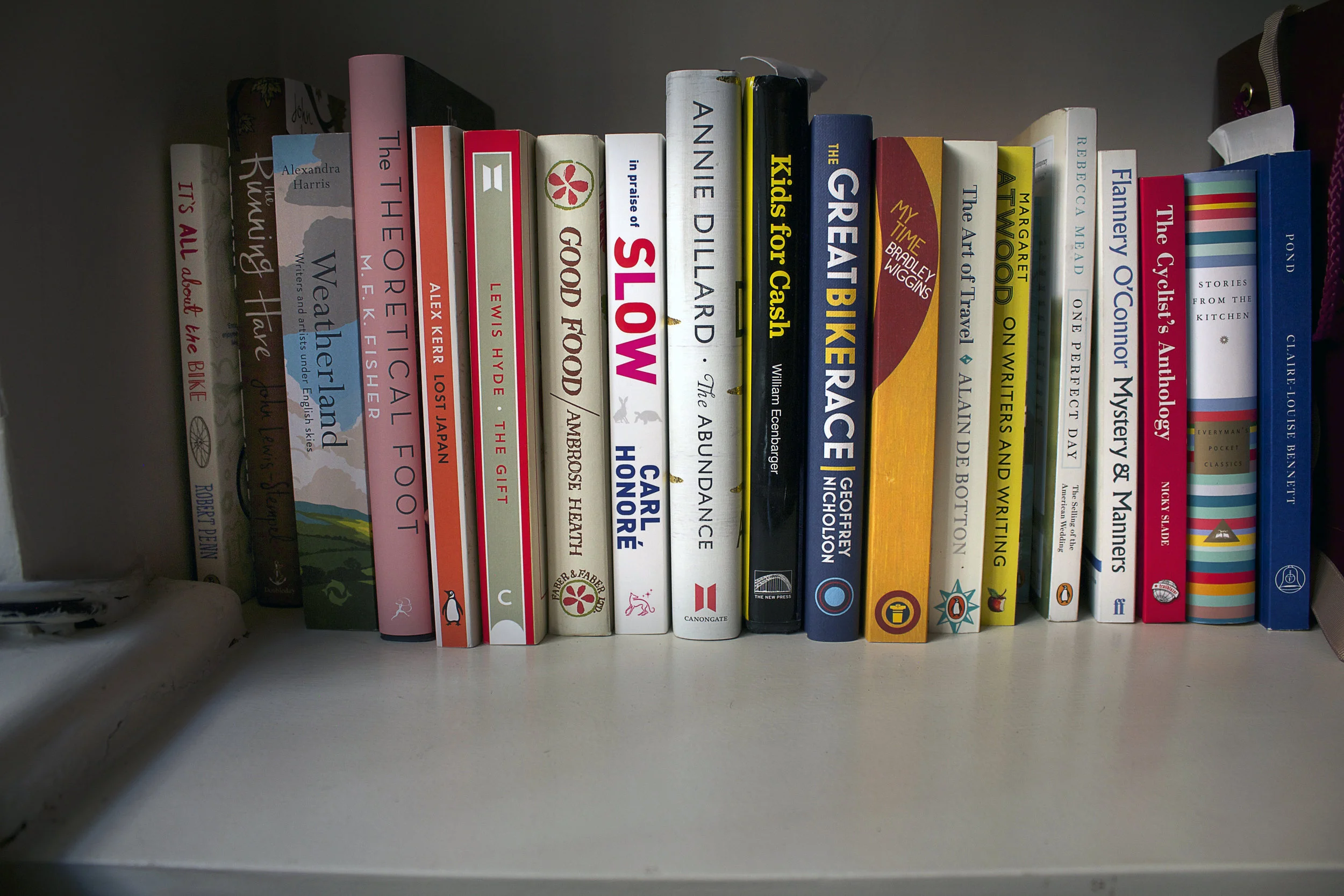 Book buying in London.