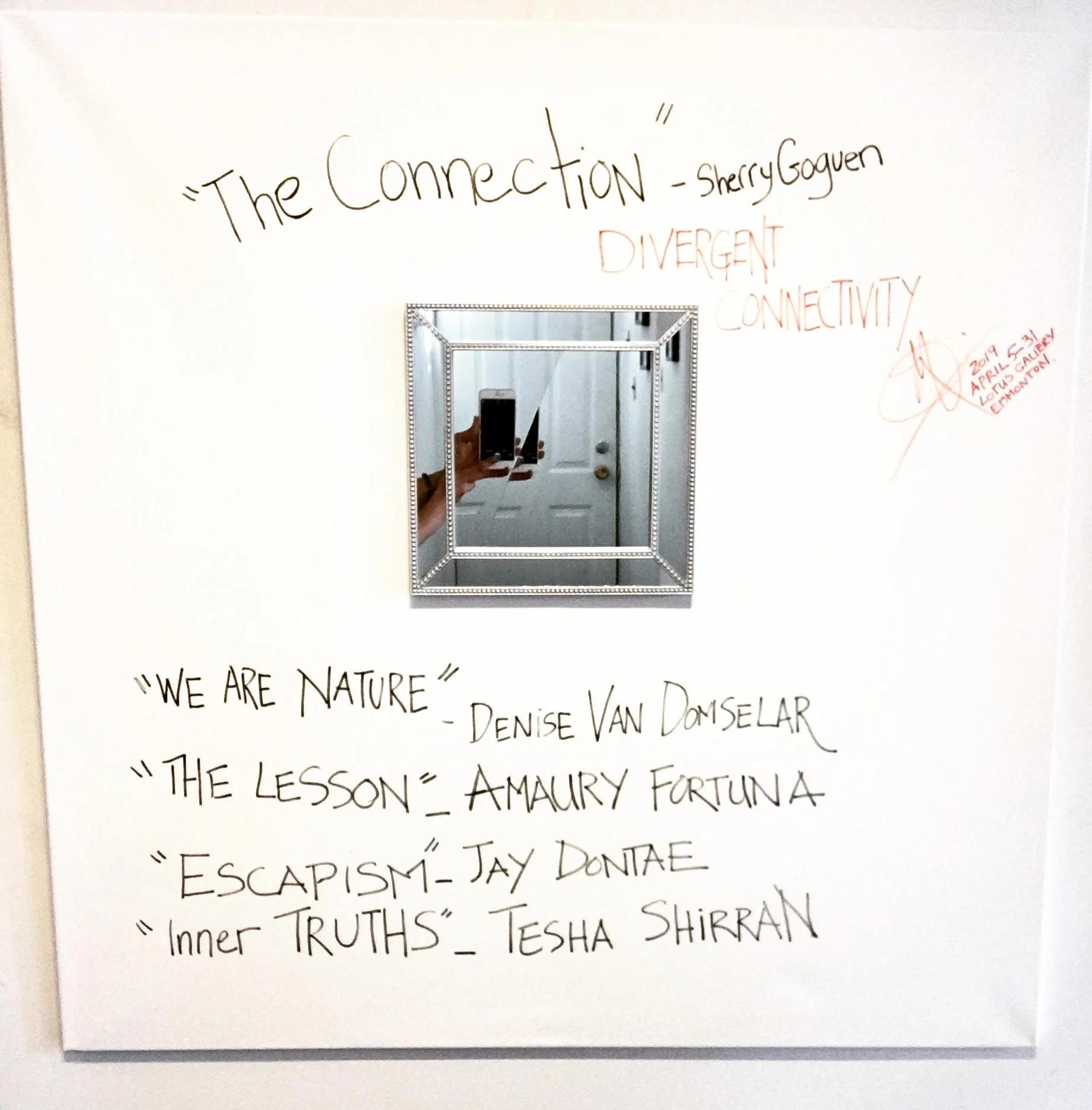 Art is in the eye of the beholder Thank you in advance to Danial Asadi for his contributions he will be capturing in photos and videos of this exhibit and we can not wait to share them with you on our instagram (@gallerymariam). Thank you to Mariam Qureshi, the Art Curator for curating this exhibit. We look forward to seeing more from her.