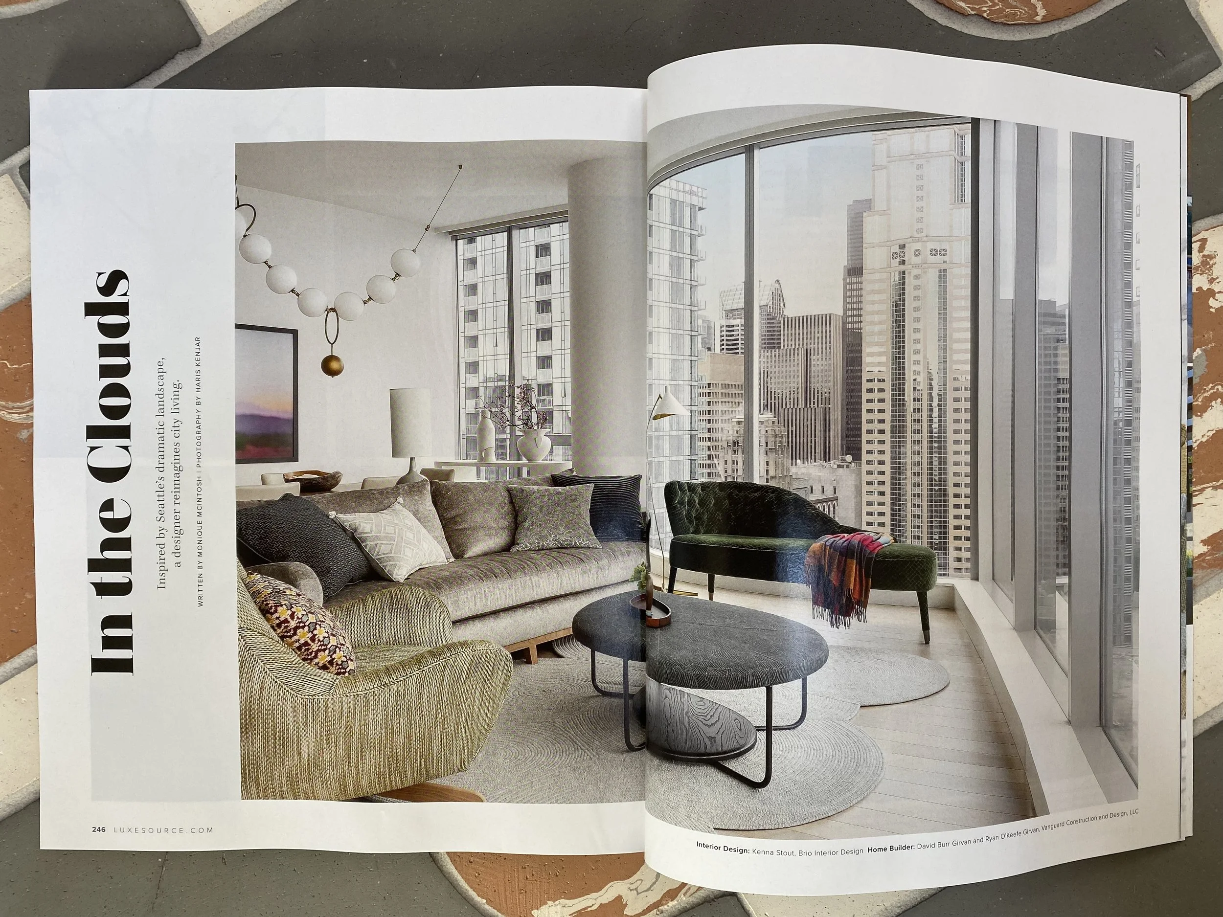Luxe 2022 Cover Feature — Brio Interior Design | Seattle Interior Designer