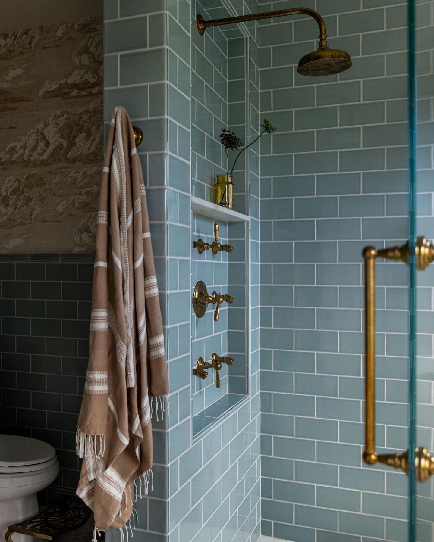 We managed to squeeze all the things into this new bathroom layout to truly create our client&rsquo;s ideal bathroom. We had to try something a bit different and opt for stained glass windows in the bathing areas to do so, but luckily they fit right 