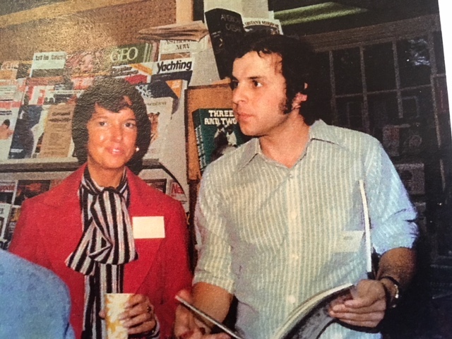  Cynthia Ward and Paul Marion at Lowell Bookworks around 1978. 