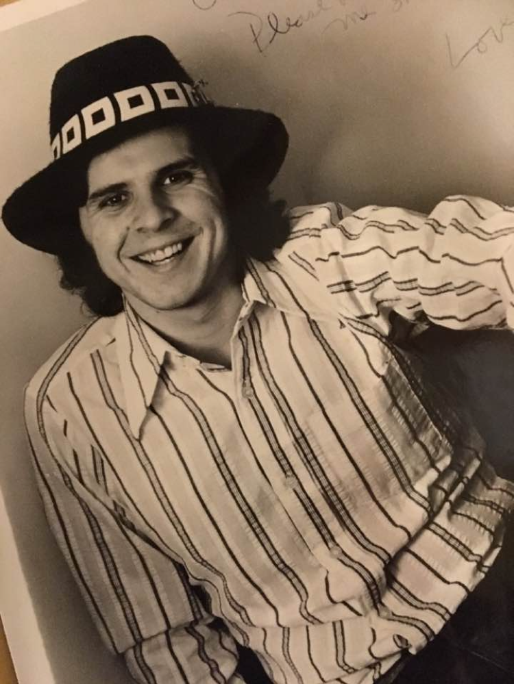  With a favorite hat around 1976. 