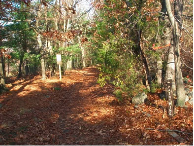 Entrance to Paint Mine Conservation Land