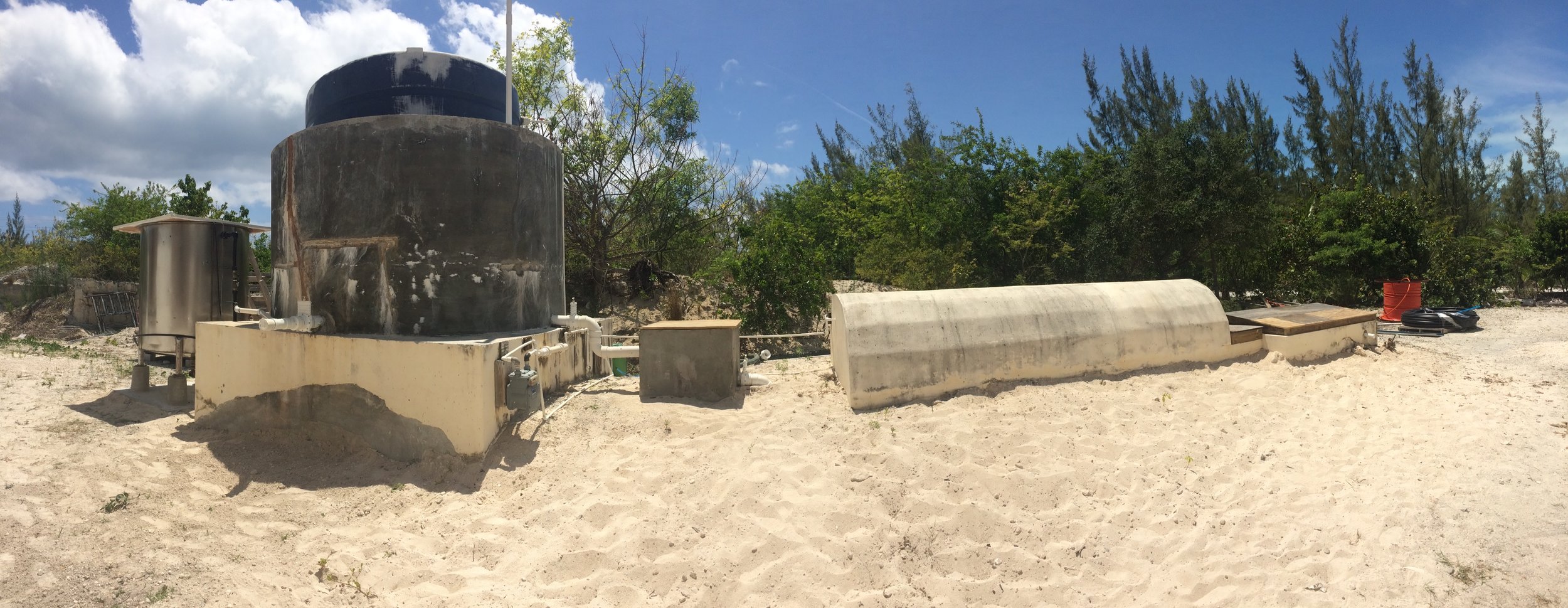 The anaerobic digester at The Center for Sustainable Development