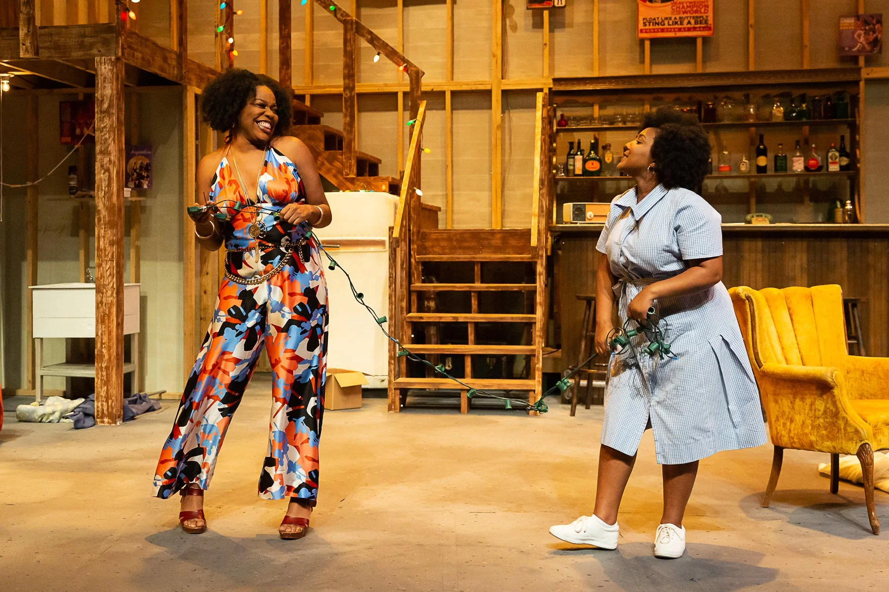  Detroit ‘67 by Dominique Morisseau  Sam Houston State University, Spring 2022  📸:Lynn Lane  Assistant Director: Joan Leah Alexander  Stage Manager: Javon Rougely  Scenic Design: Nicholas Graves  Costume Design: George Curry  Lighting Design: Eric M