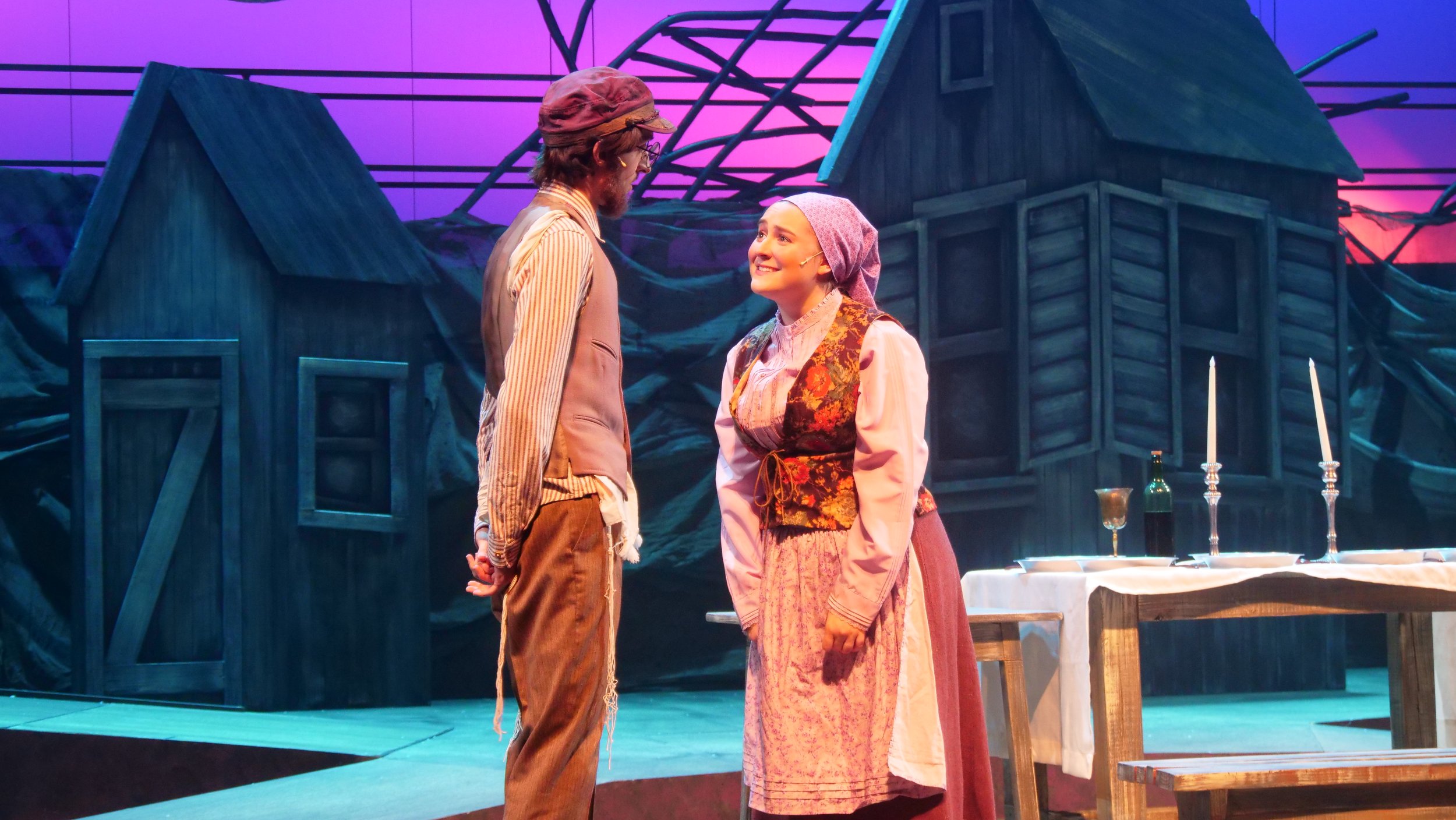  Fiddler on the Roof-Summer 2024  A.D. Players at The George in Houston, TX  Director: Aaron Brown  Assistant Director: Kathleen McDowell  Music Director: Jonathan Craft  Choreographer: Courtney D. Jones  Scenic Design: Torsten Louis  Costume Design: