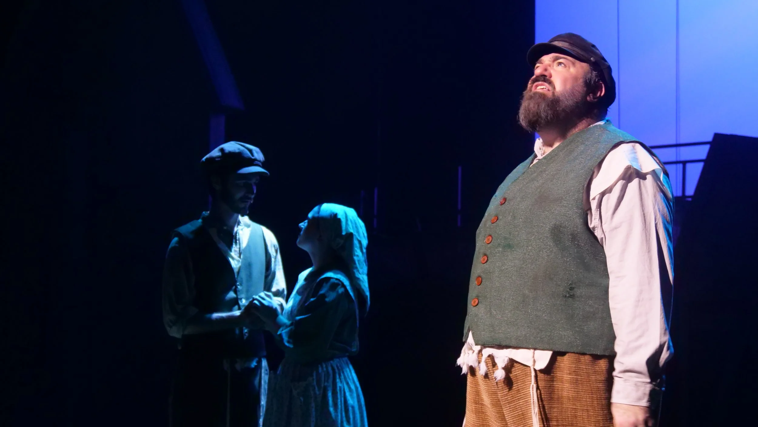  Fiddler on the Roof-Summer 2024  A.D. Players at The George in Houston, TX  Director: Aaron Brown  Assistant Director: Kathleen McDowell  Music Director: Jonathan Craft  Choreographer: Courtney D. Jones  Scenic Design: Torsten Louis  Costume Design: