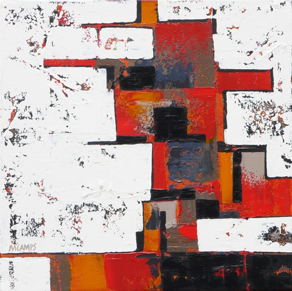 HABITAT II 2010 12x12" acrylic on canvas SOLD