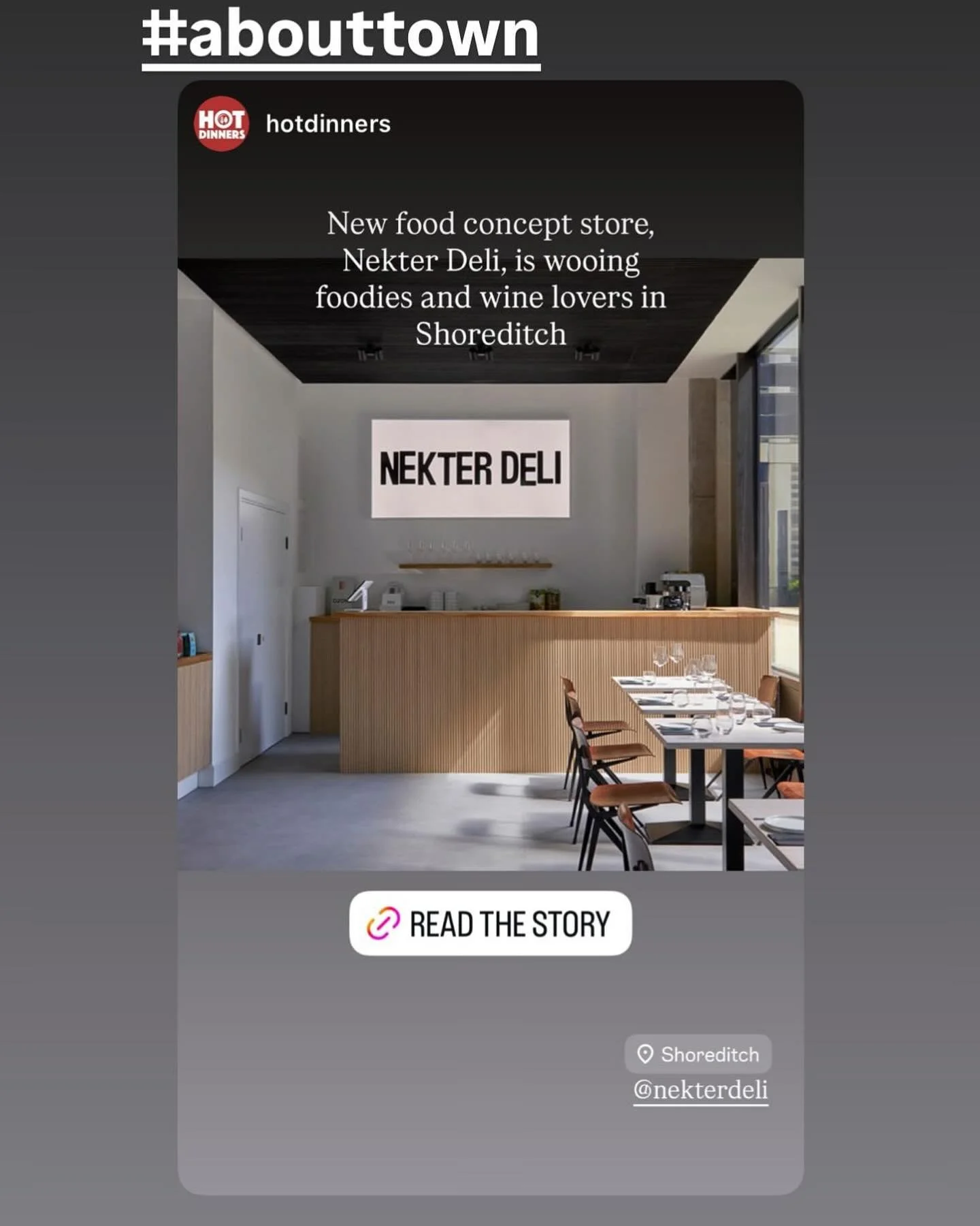 Our first press hit and it&rsquo;s a whopper!!! Super excited to be on the London Wine Scene radar!

https://www.hot-dinners.com/2025102014580/Gastroblog/Latest-news/nekter-deli-high-end-food-store-shoreditch-london