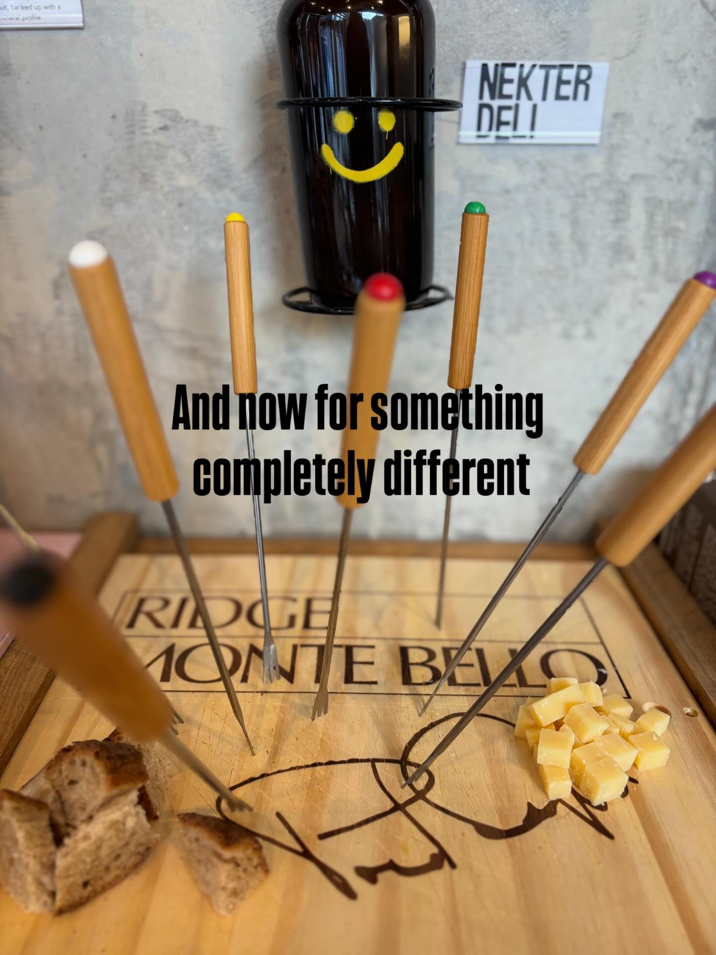New food option coming next week. :-)

In true Nekter fashion this will however be unlike any Fondue you&rsquo;ve ever had before. 

Sound bold?  It probably is, but why would that stop us &hellip; stay tuned for more details. 

Bookings go live from
