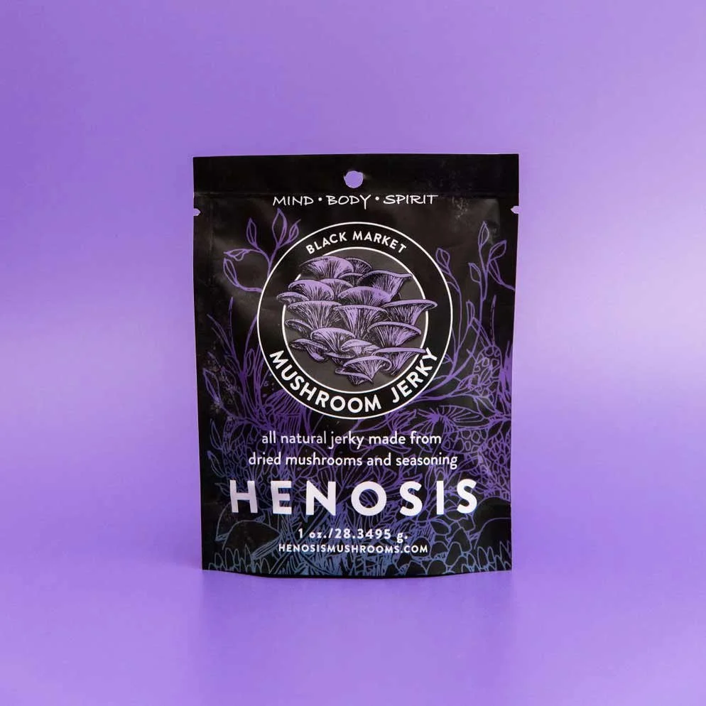 Umami Teriyaki Oyster Mushroom Jerky (Vegan Snack) — Henosis
