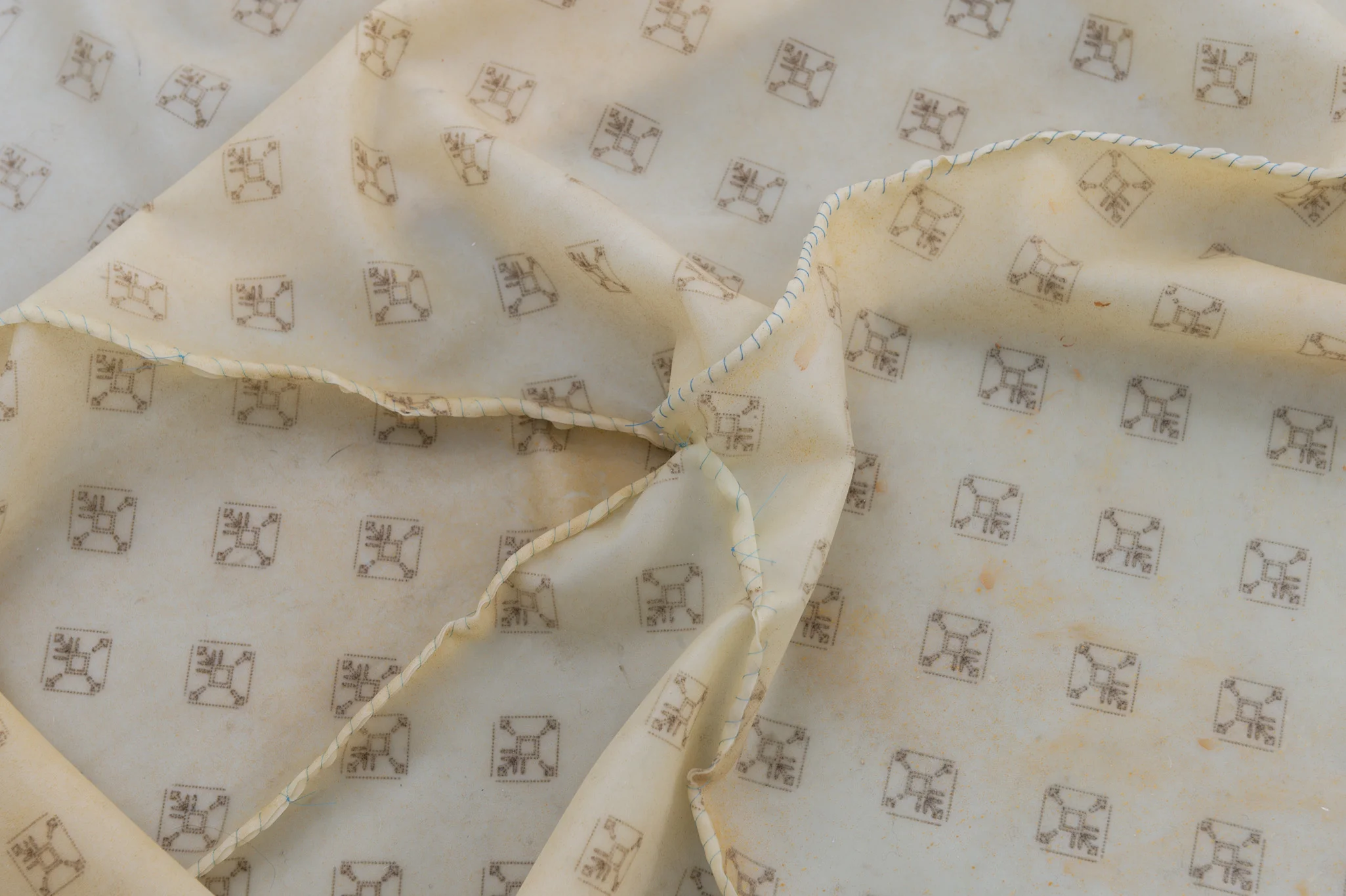 Unquantifiable Mass (hospital gown), (detail)