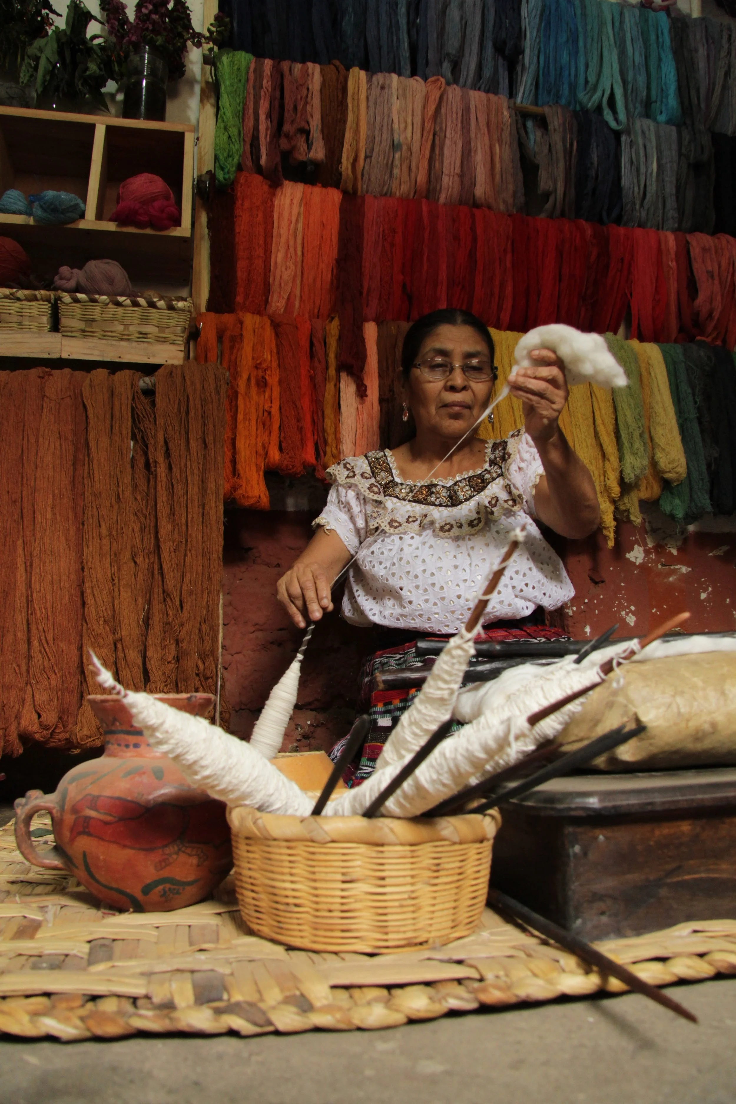 It takes about 15 hours to create a spool of cotton. Since two are needed, this process can take 30 hours,&nbsp;or more than a day.