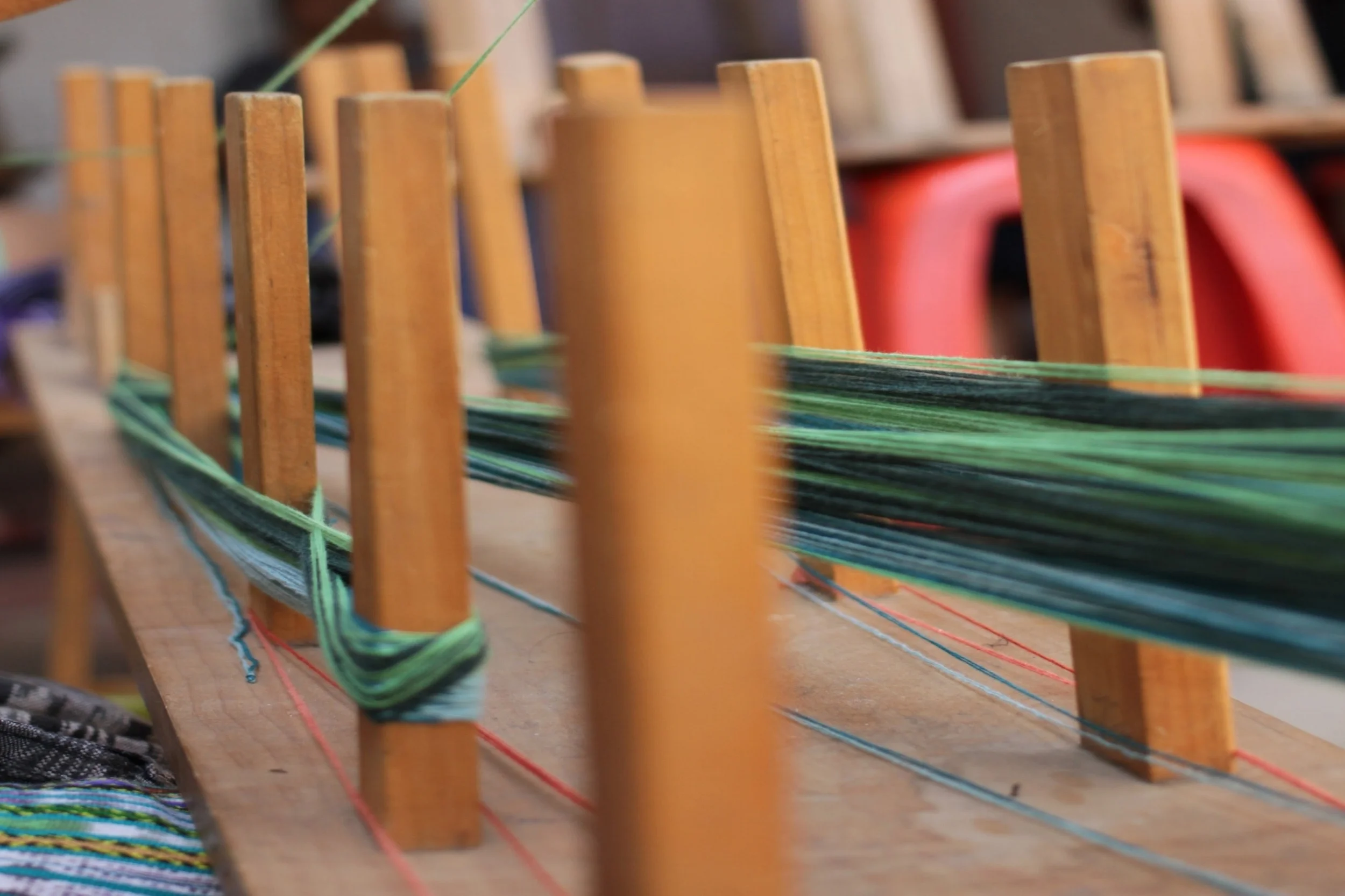 Then they work on the initial threading...this can take a week or more.