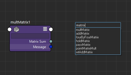 Maya's native matrix nodes