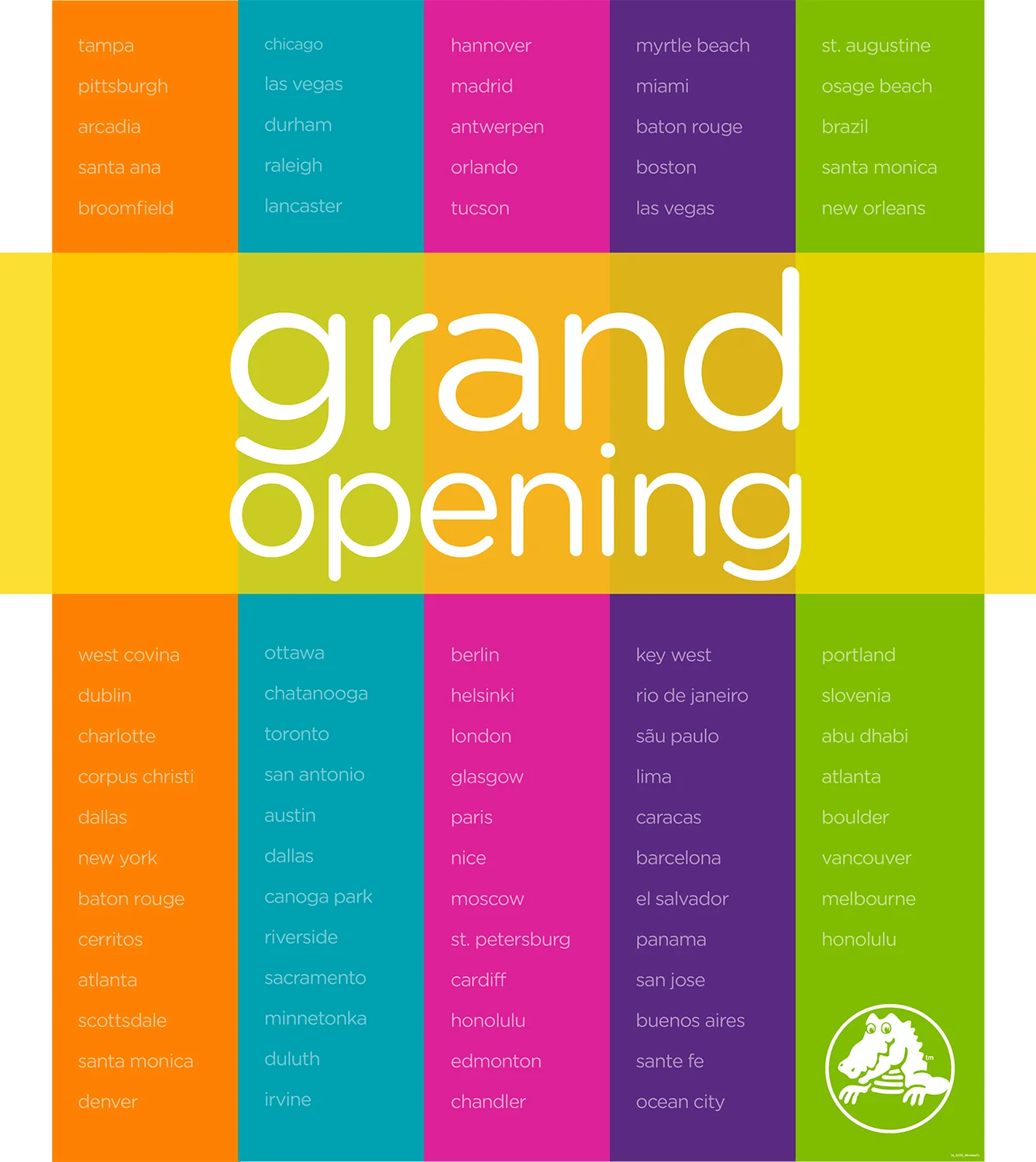 Crocs Grand Opening Window