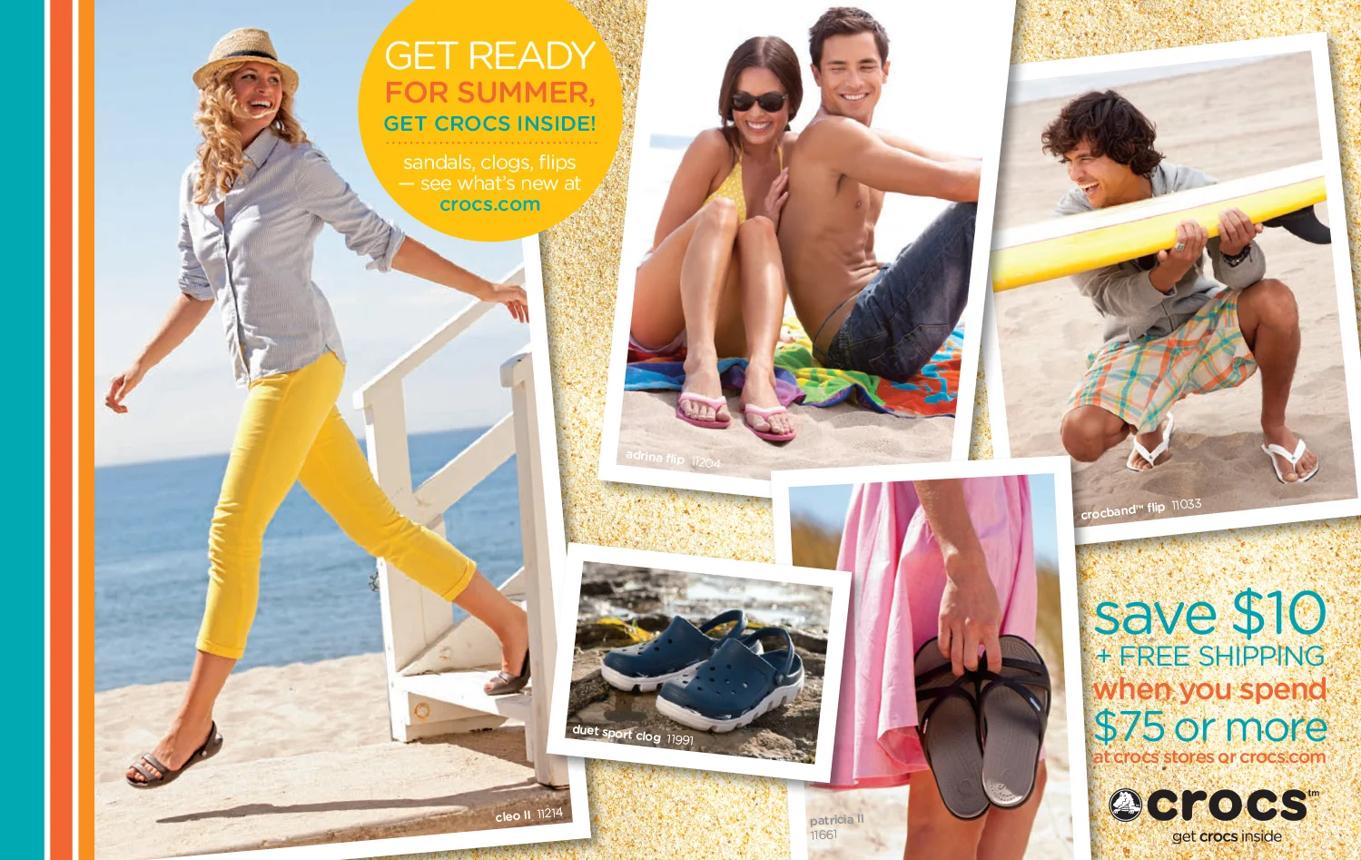 Crocs Spring Summer 2012 Postcard