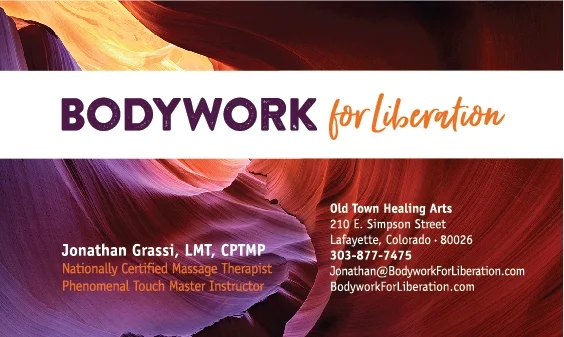 Bodywork for Liberation Business Card